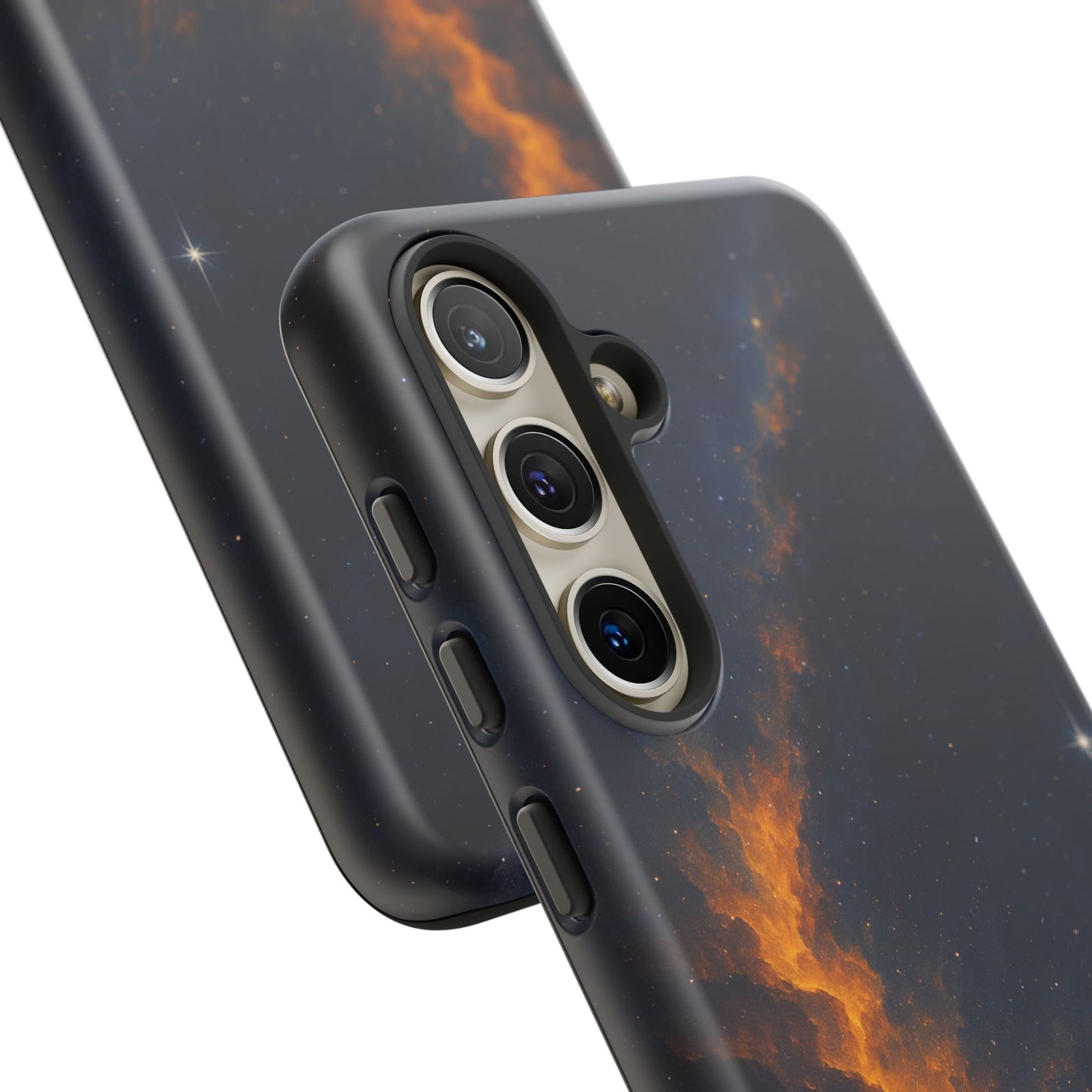 Stellar Flame – Cosmic Nebula Art Phone Case
