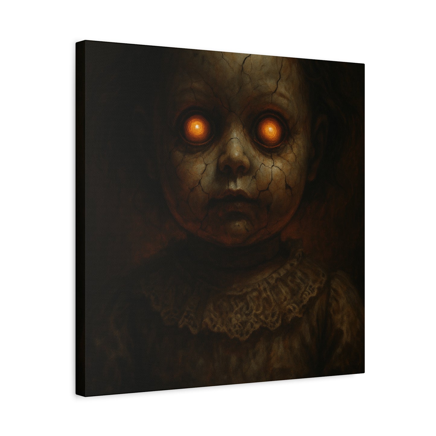 Eerie Artwork Canvas, Horror Decor, Creepy Wall Art, Spooky Gift, Haunted Home Decoration