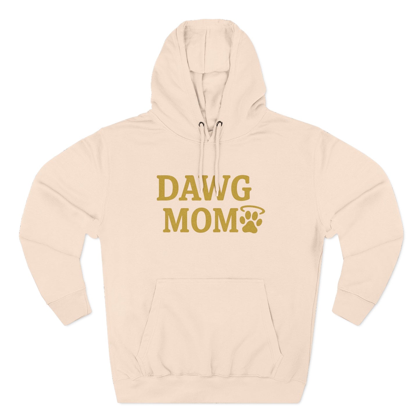Dawg Mom Fleece Hoodie - Cozy Dog Lover Sweatshirt, Gift for Pet Moms, Animal Lover Apparel, Dog-Themed Clothing, Gifts for Dog Owners