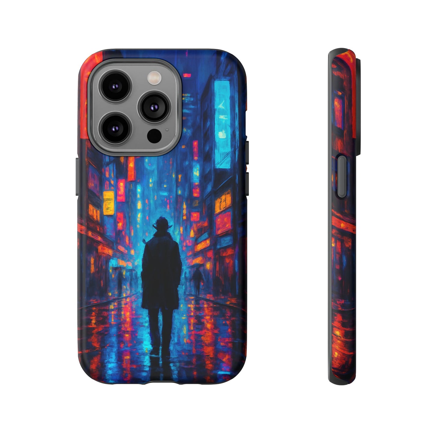 Neon City Nights – Urban Glow Phone Case