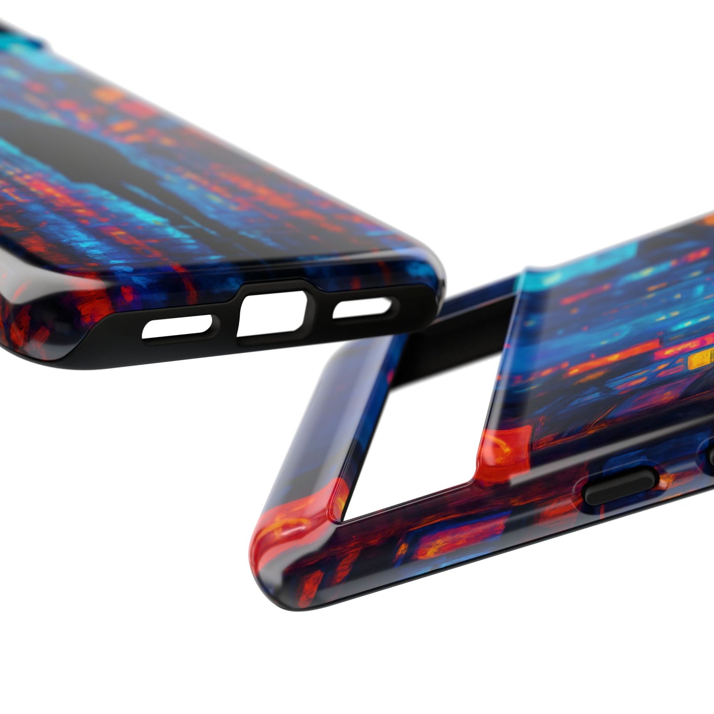 Neon City Nights – Urban Glow Phone Case