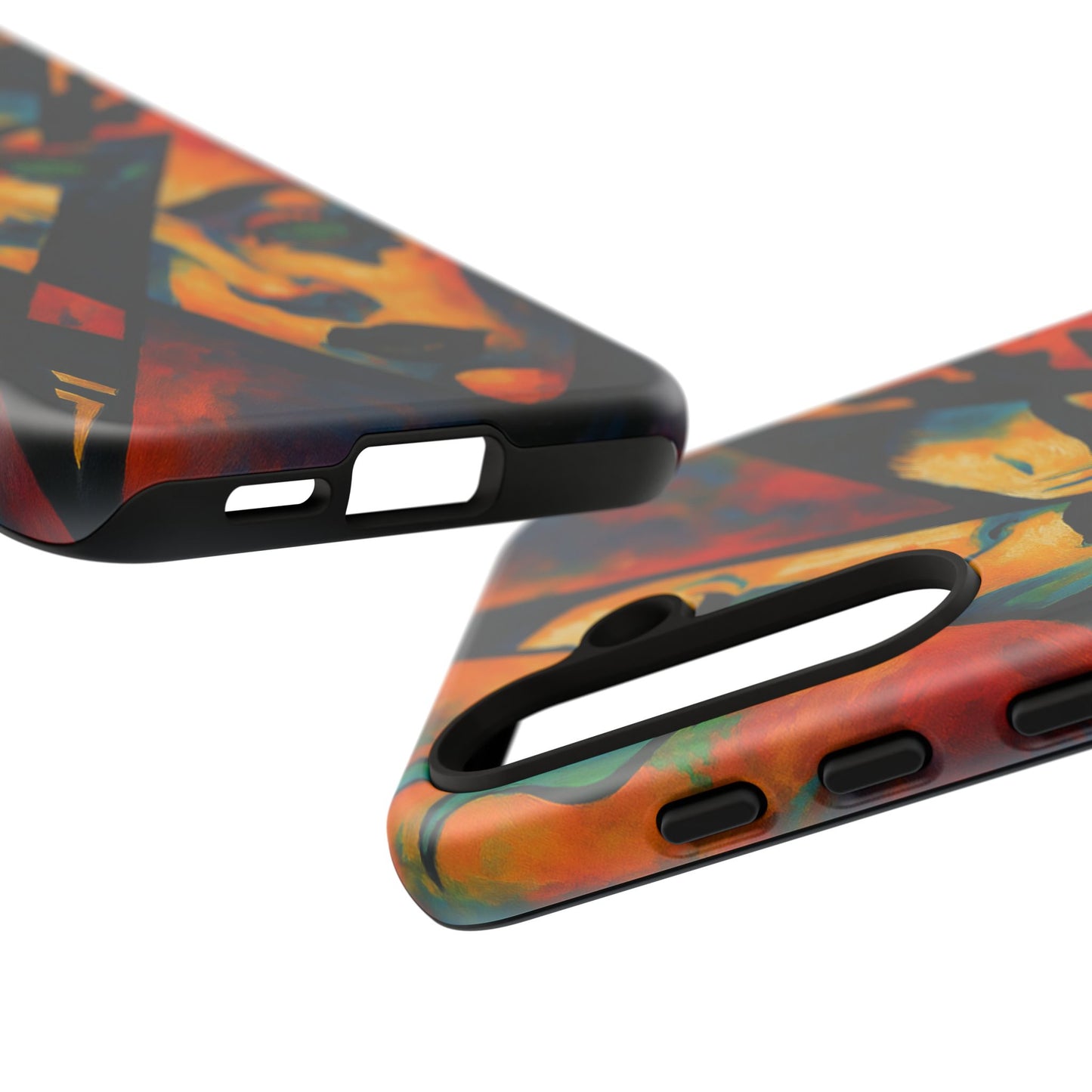 Vibrant Phone Case with Edgy Art, Tough Cases for Trendsetters, Unique Gift for Art Lovers, Colorful Phone Accessory, Protection and Style