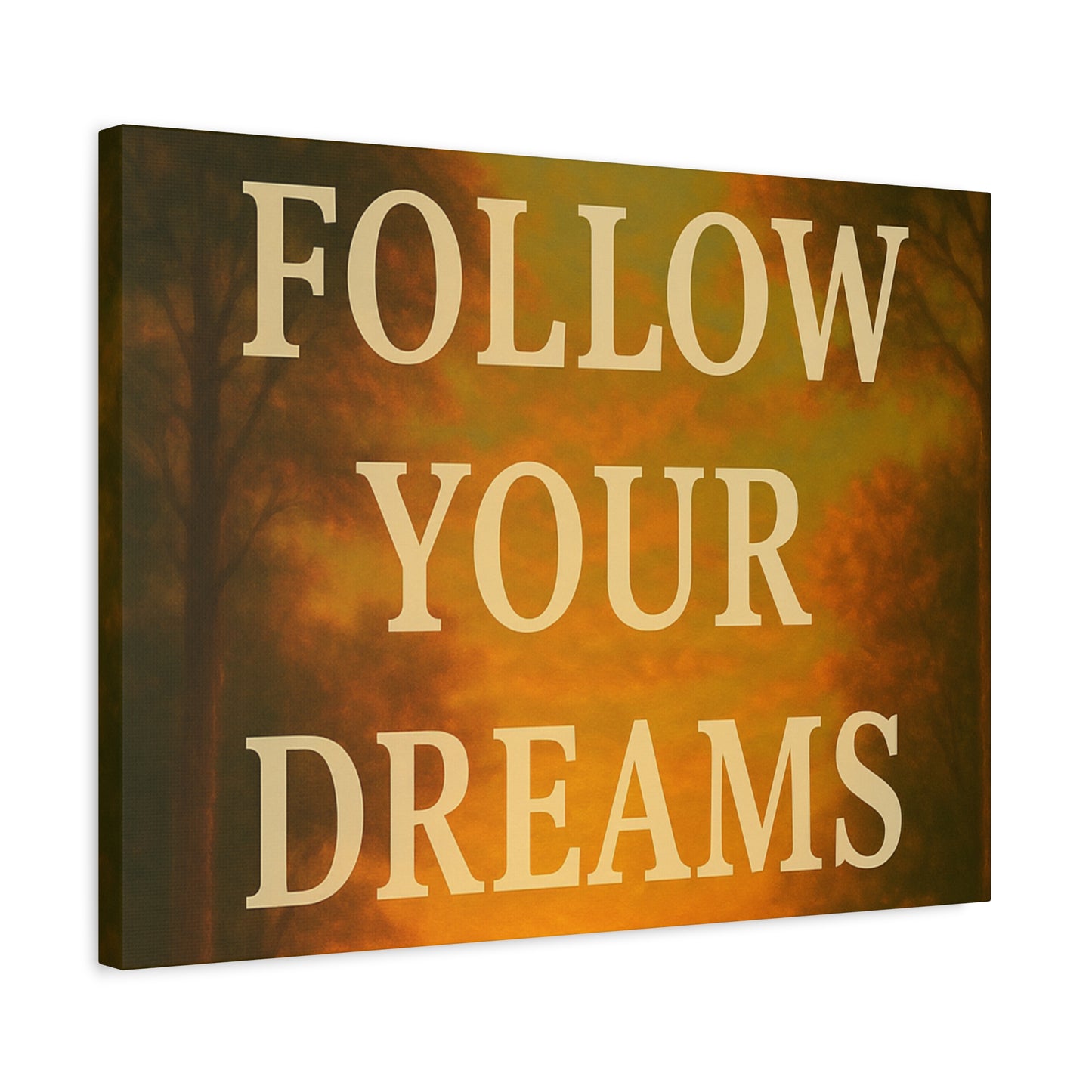 Inspirational Canvas Wall Art, Motivational Decor for Home and Office, Follow Your Dreams