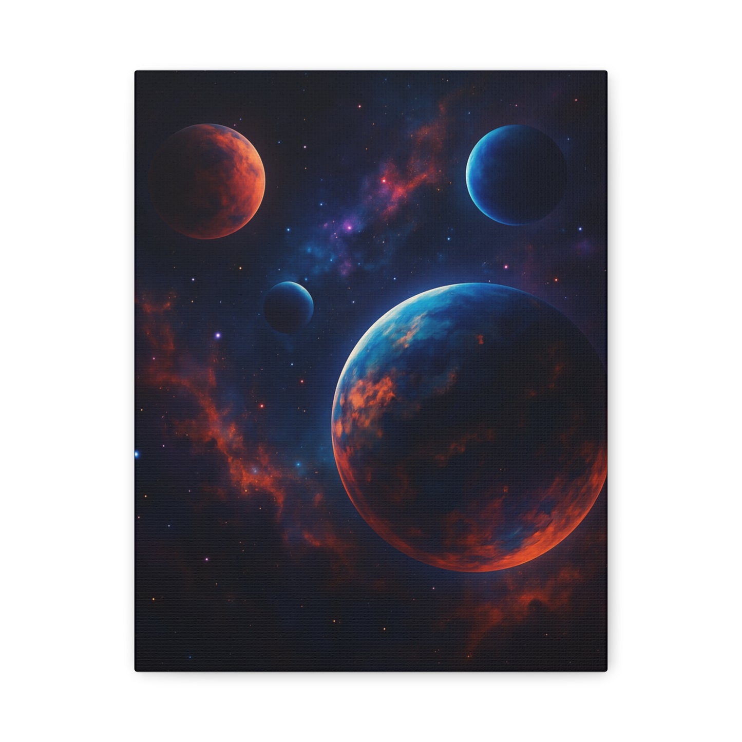 Cosmic Wall Art, Galaxy Canvas, Space Decor, Home Decoration, Astronomical Print, Nebula Artwork, Starry Wall Hanging