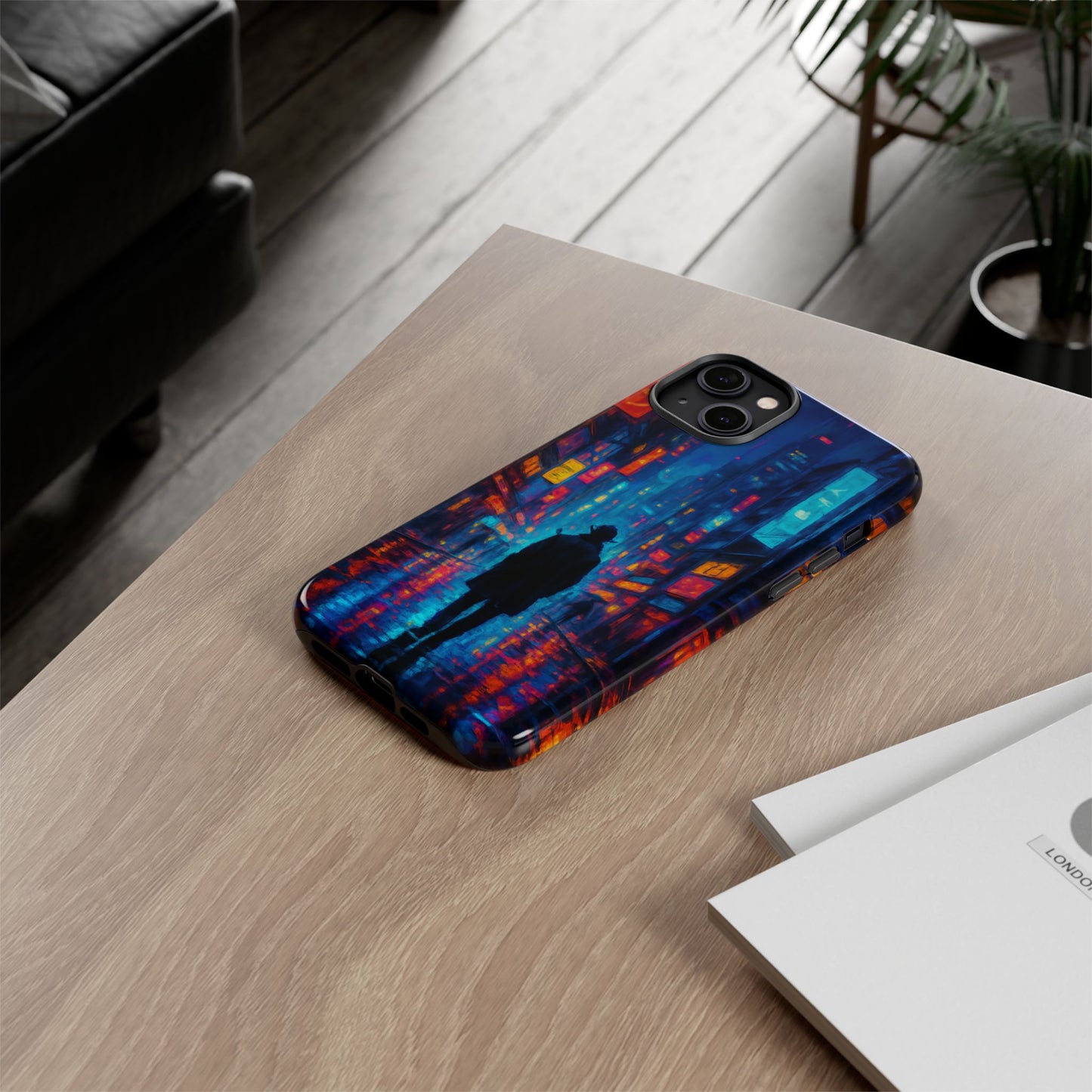 Neon City Nights – Urban Glow Phone Case