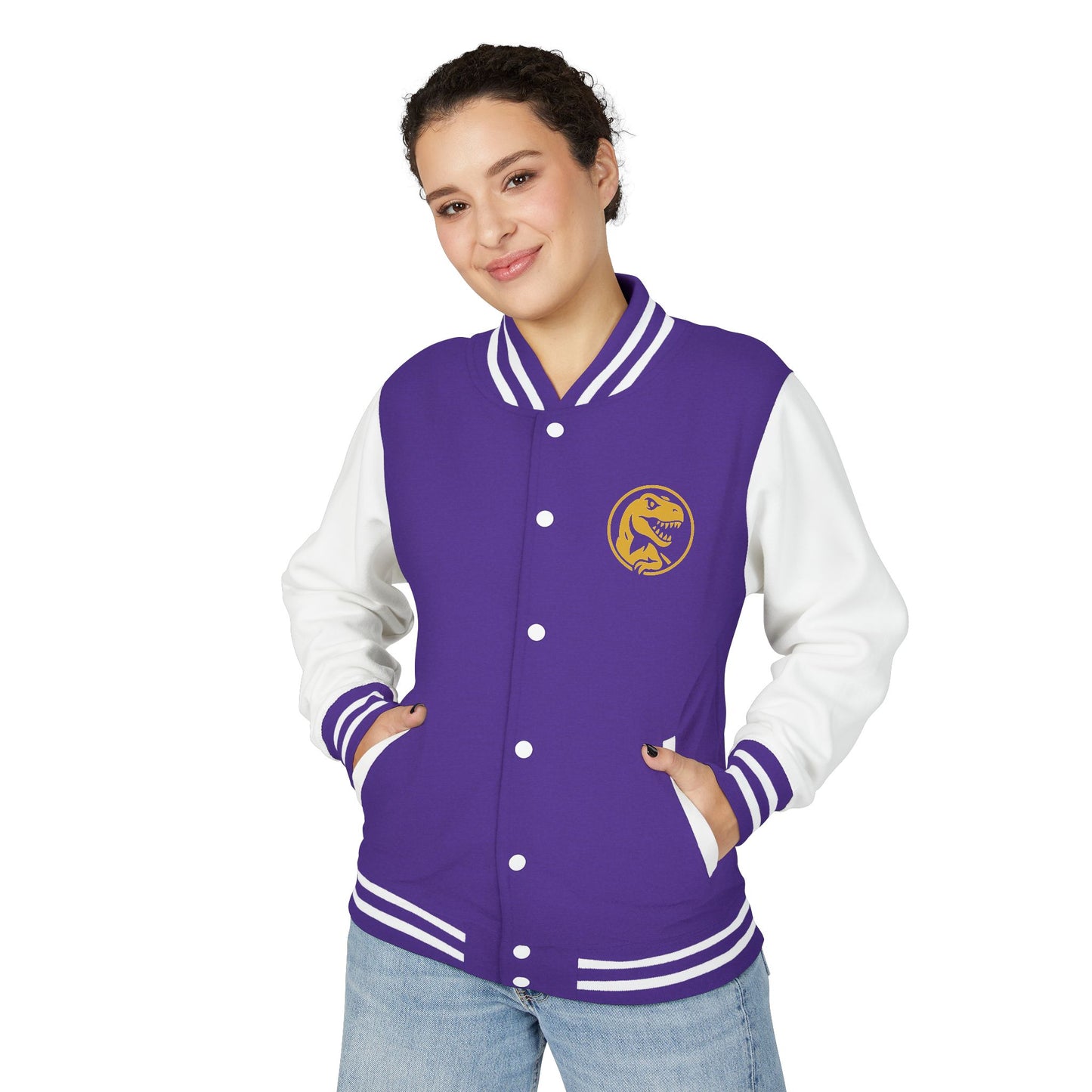 Unisex Heavyweight Letterman Jacket - Vintage Style, Perfect Gift for Recovery and Motivation, Casual Wear, Sports Jacket, College Style