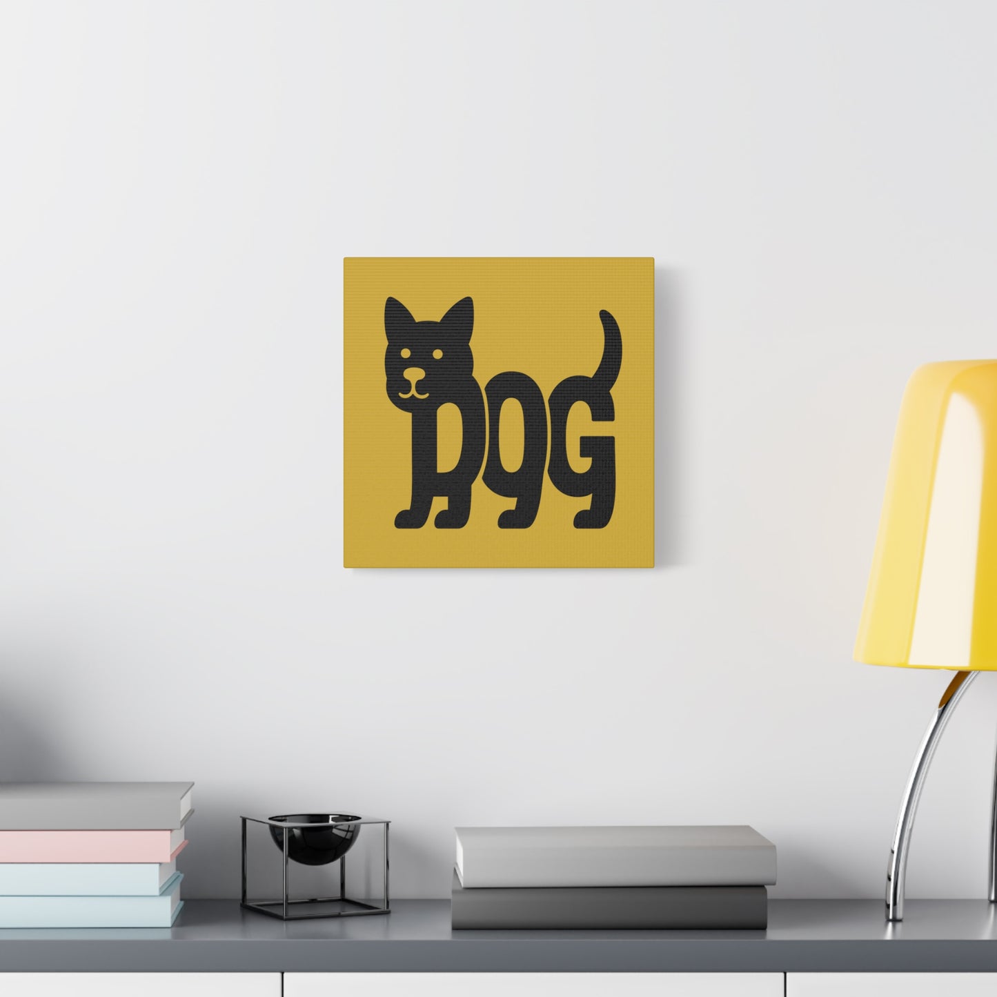 Dog-Themed Matte Canvas Art, Pet Lover Gift, Dog Decor, Home Wall Art, Housewarming Gift, Gift for Dog Owners