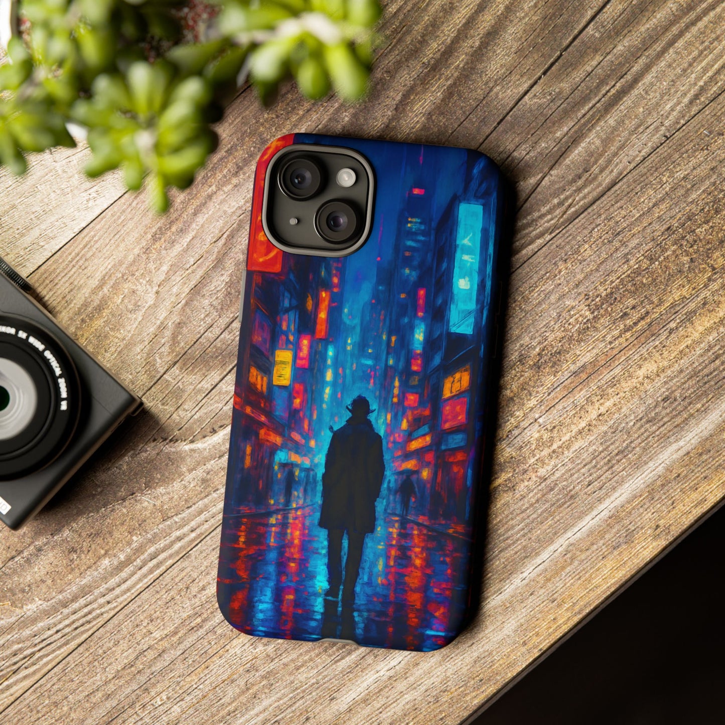 Neon City Nights – Urban Glow Phone Case