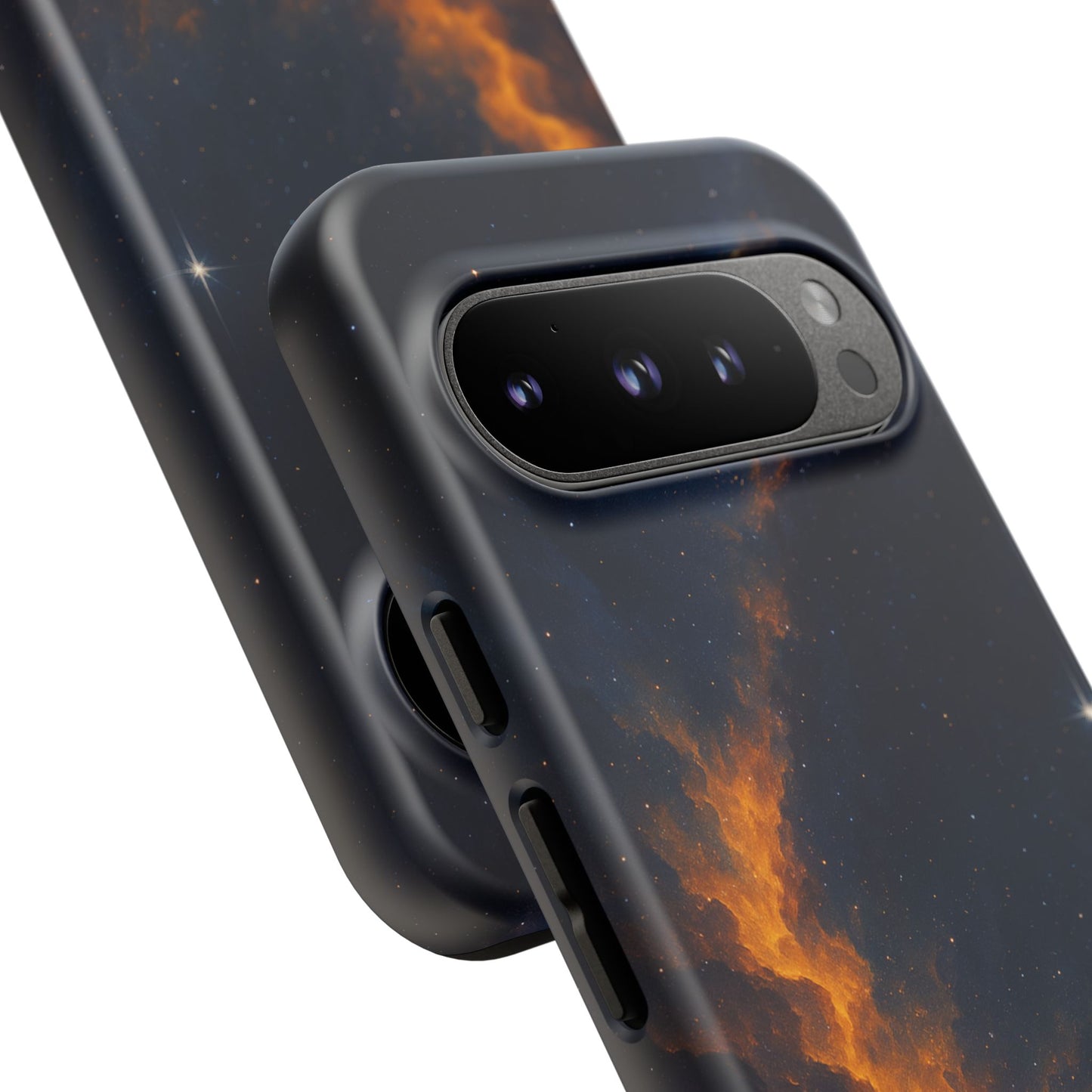 Stellar Flame – Cosmic Nebula Art Phone Case