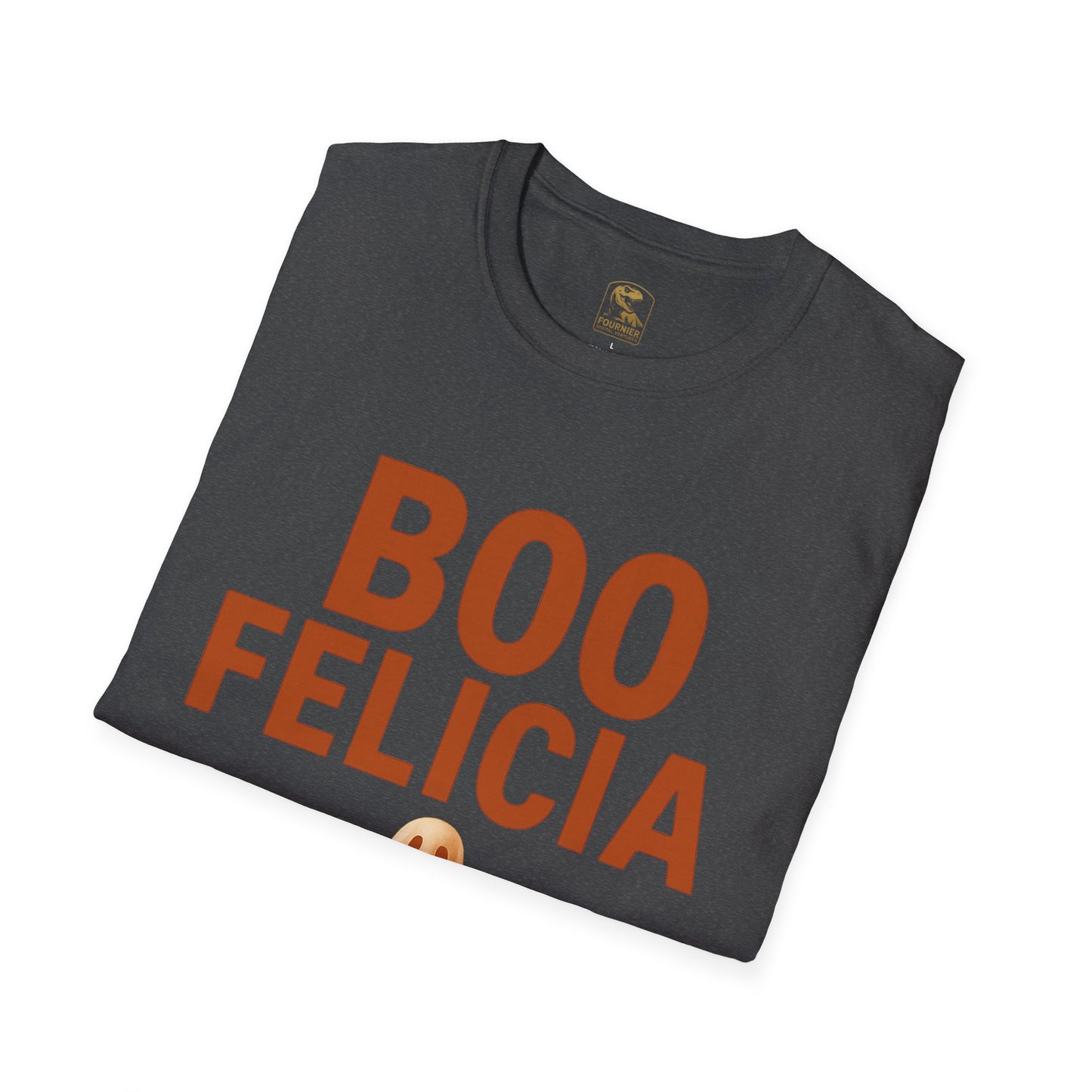 Boo Felicia Ghost Tee, Unisex Halloween T-Shirt, Funny Spirit Shirt, Casual Fall Apparel, Halloween Party Outfit, Cute Ghost Design