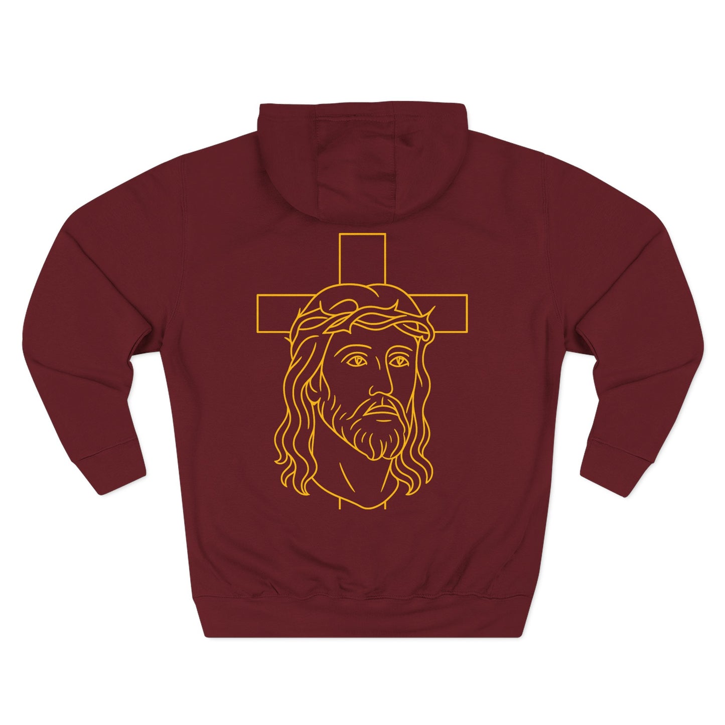 Stay Sober x Faith Hoodie – Gold & Black Christian Recovery Design