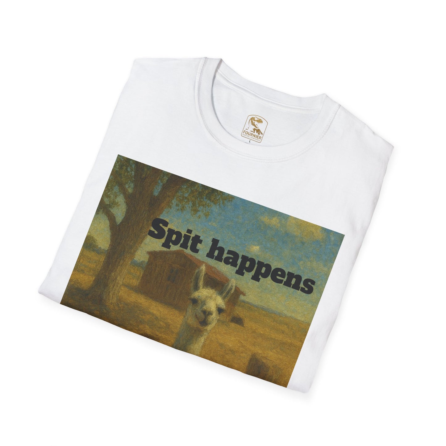 Humorous llama T-Shirt, Funny Animal Tee, Unisex Shirt for Animal Lovers, Gift Idea for Birthday or Holiday, Quirky Casual Wear