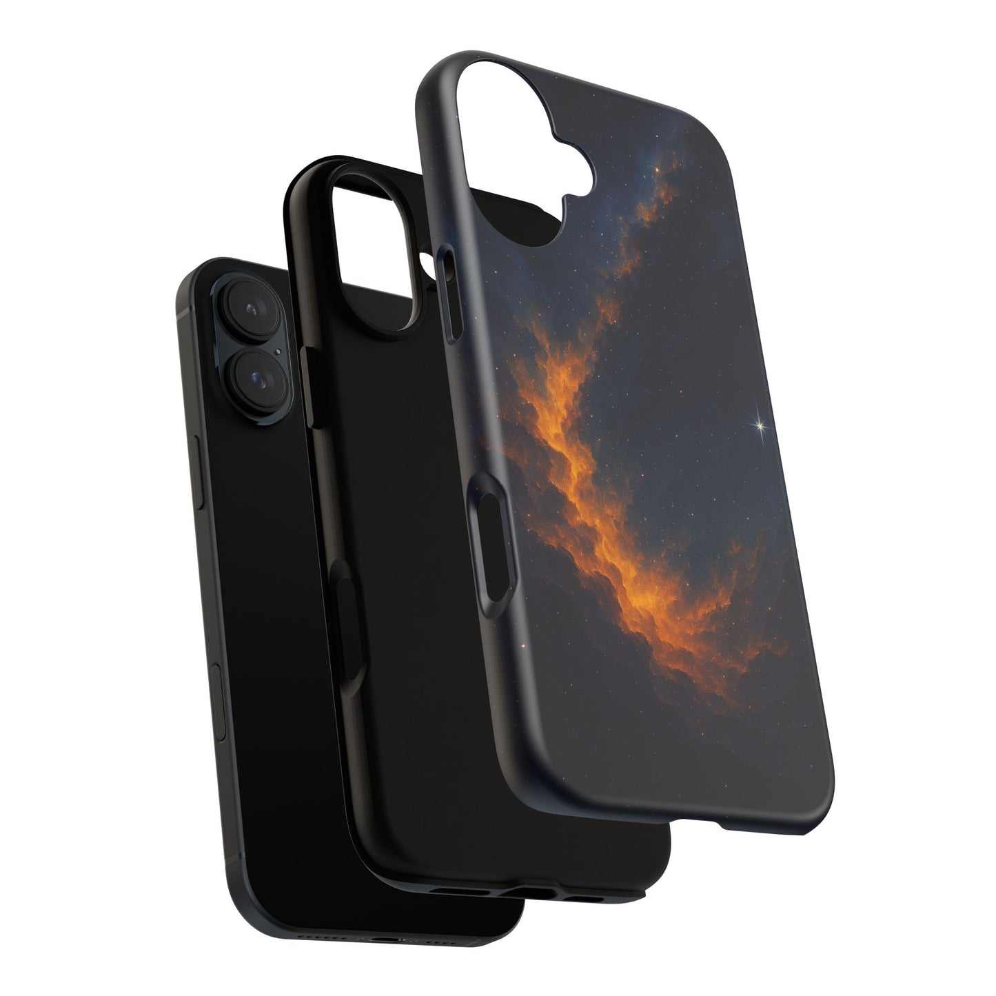 Stellar Flame – Cosmic Nebula Art Phone Case