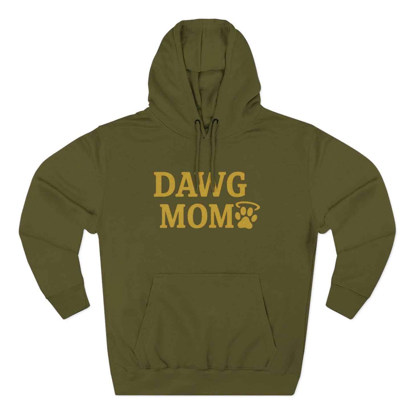 Dawg Mom Fleece Hoodie - Cozy Dog Lover Sweatshirt, Gift for Pet Moms, Animal Lover Apparel, Dog-Themed Clothing, Gifts for Dog Owners