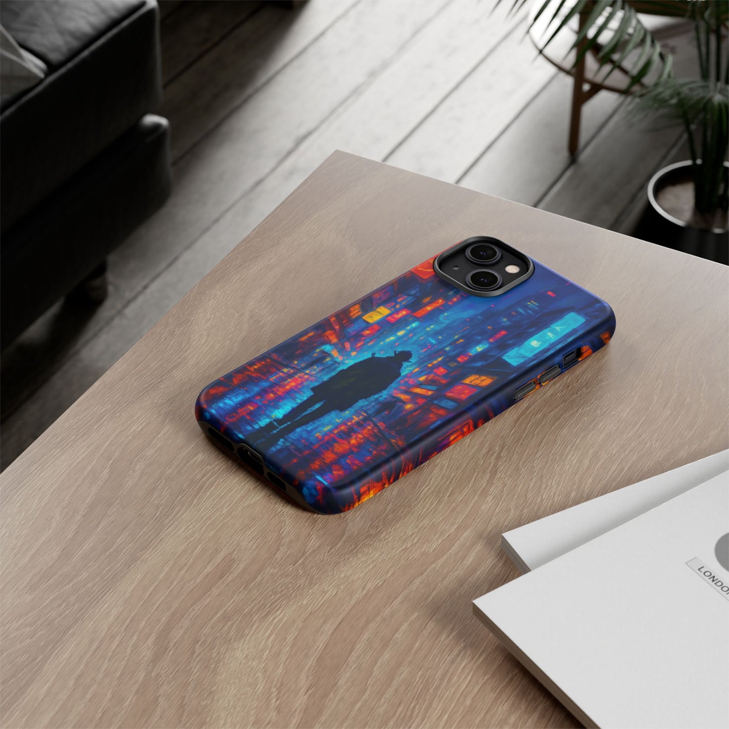 Neon City Nights – Urban Glow Phone Case