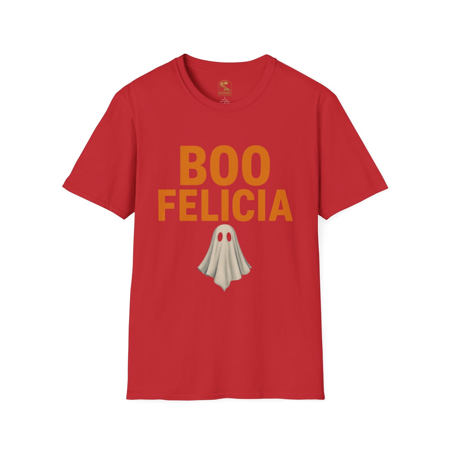 Boo Felicia Halloween T-Shirt, Funny Ghost Tee, Unisex Softstyle Shirt, Spooky Season Apparel, Halloween Party Outfit, Fall Fashion Tops