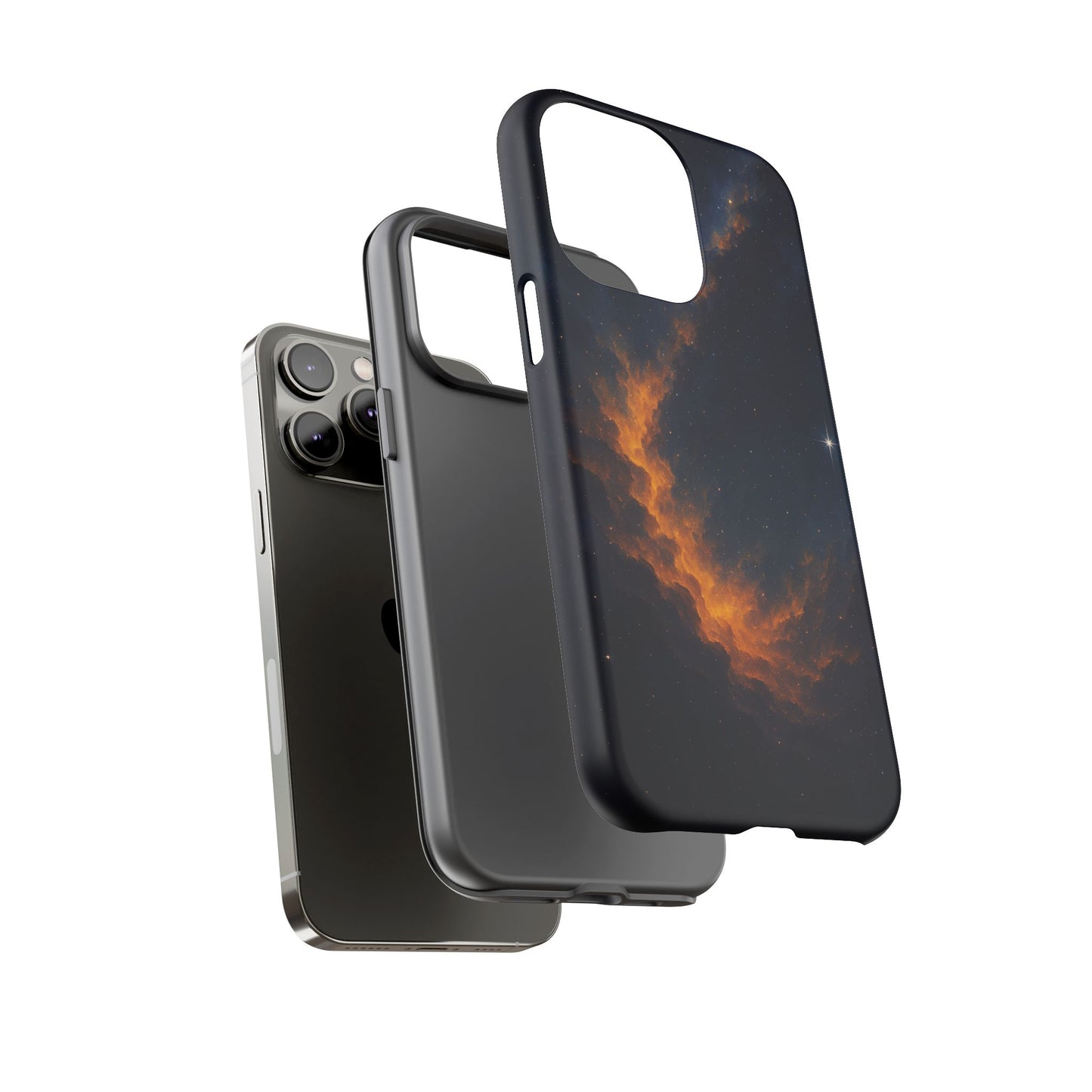 Stellar Flame – Cosmic Nebula Art Phone Case