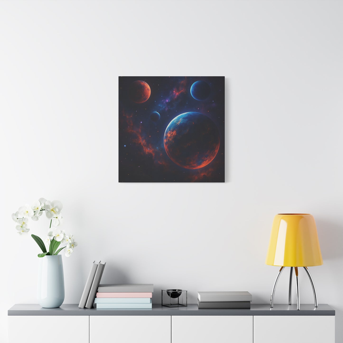 Cosmic Wall Art, Galaxy Canvas, Space Decor, Home Decoration, Astronomical Print, Nebula Artwork, Starry Wall Hanging