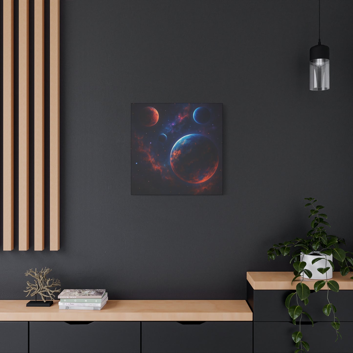 Cosmic Wall Art, Galaxy Canvas, Space Decor, Home Decoration, Astronomical Print, Nebula Artwork, Starry Wall Hanging
