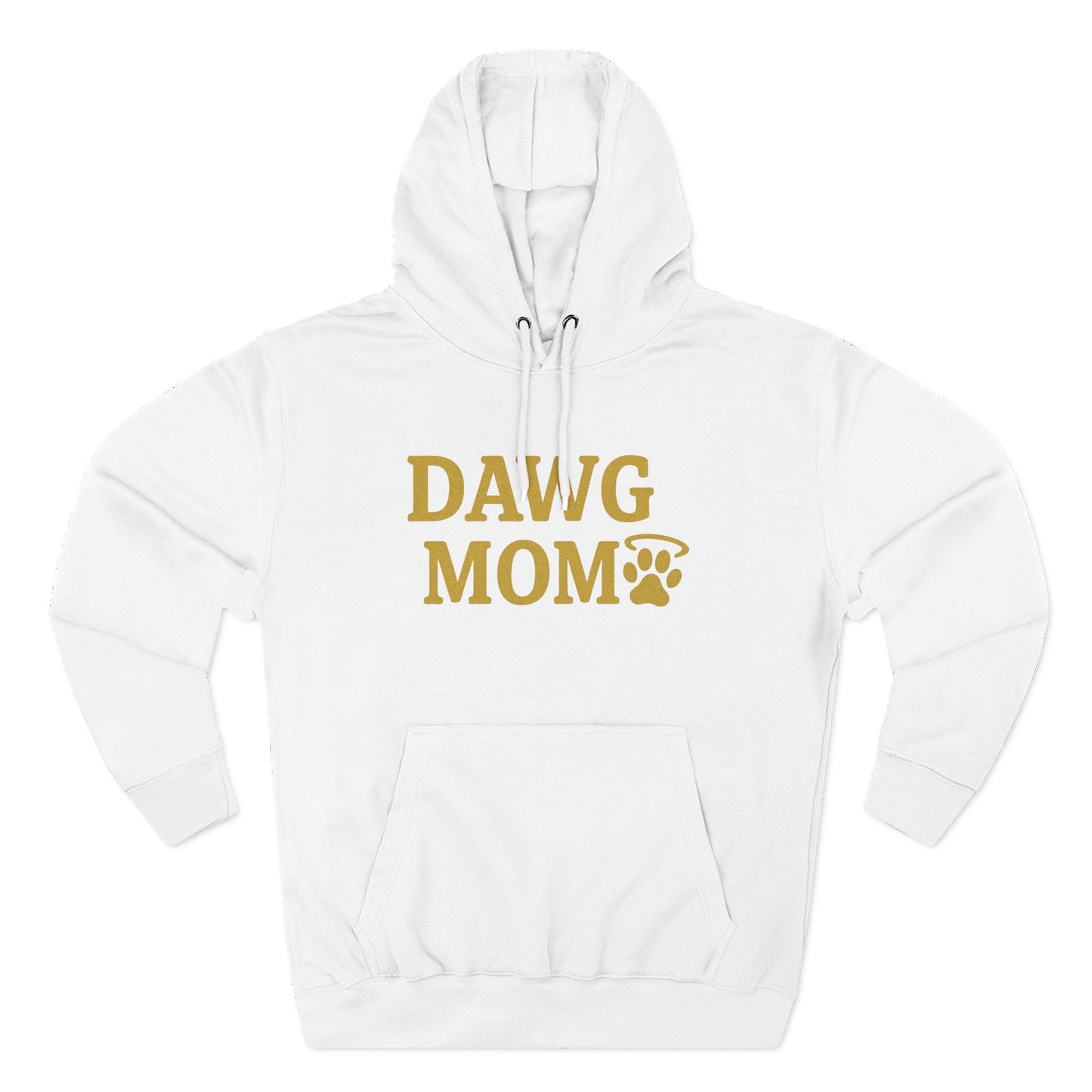 Dawg Mom Fleece Hoodie - Cozy Dog Lover Sweatshirt, Gift for Pet Moms, Animal Lover Apparel, Dog-Themed Clothing, Gifts for Dog Owners