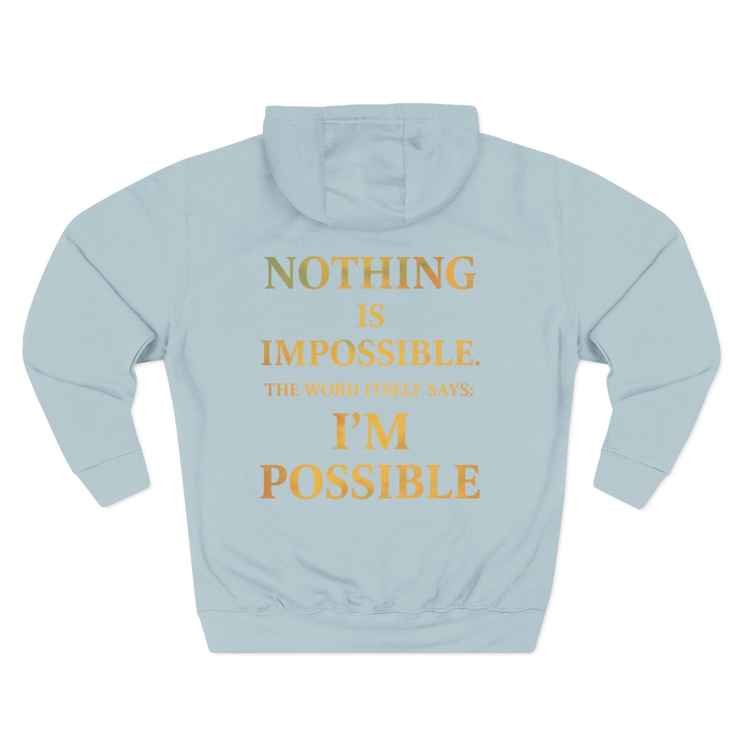 Inspirational Fleece Hoodie, Motivational Gift for Wellness, Stay Sober Apparel, Positive Affirmation Hoodie, Recovery Support Clothing