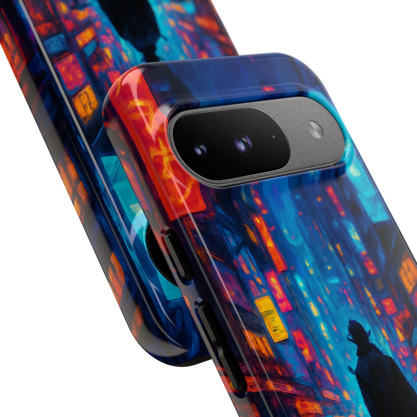 Neon City Nights – Urban Glow Phone Case
