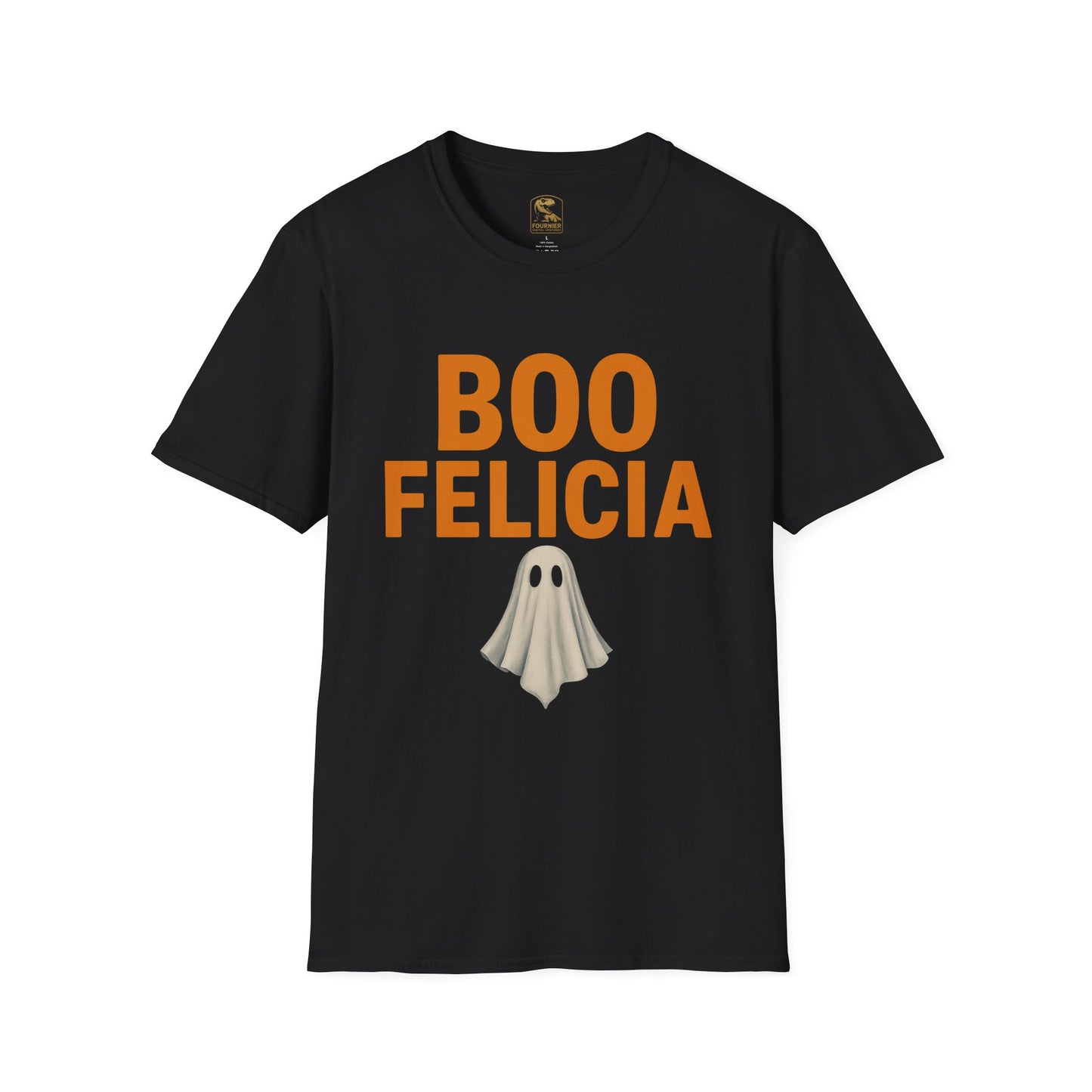 Boo Felicia Halloween T-Shirt, Funny Ghost Tee, Unisex Softstyle Shirt, Spooky Season Apparel, Halloween Party Outfit, Fall Fashion Tops