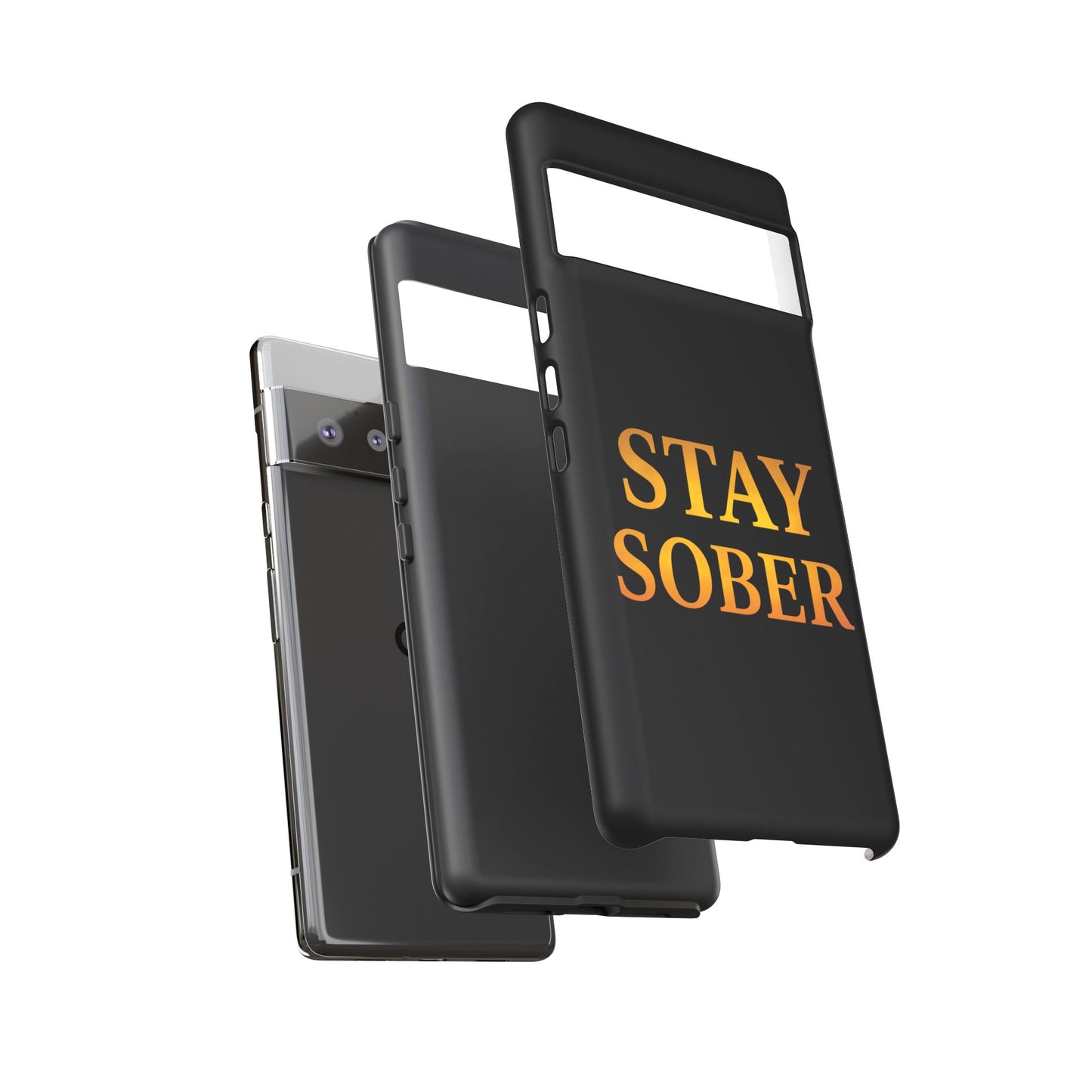Stay Sober Phone Case | Tough Cases | Recovery Gift | Sobriety Support | Motivational Accessories | Unique Phone Cover