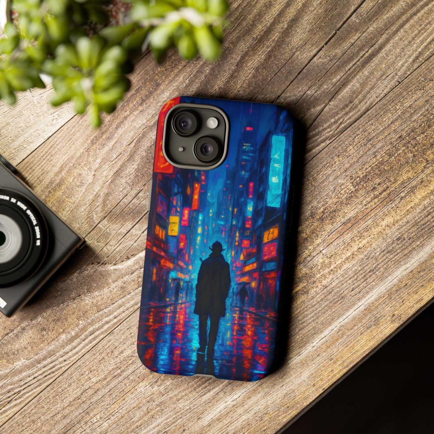 Neon City Nights – Urban Glow Phone Case