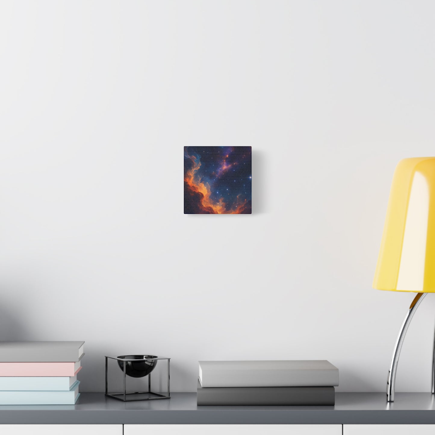 Stellar Flame – Nebula Canvas Art