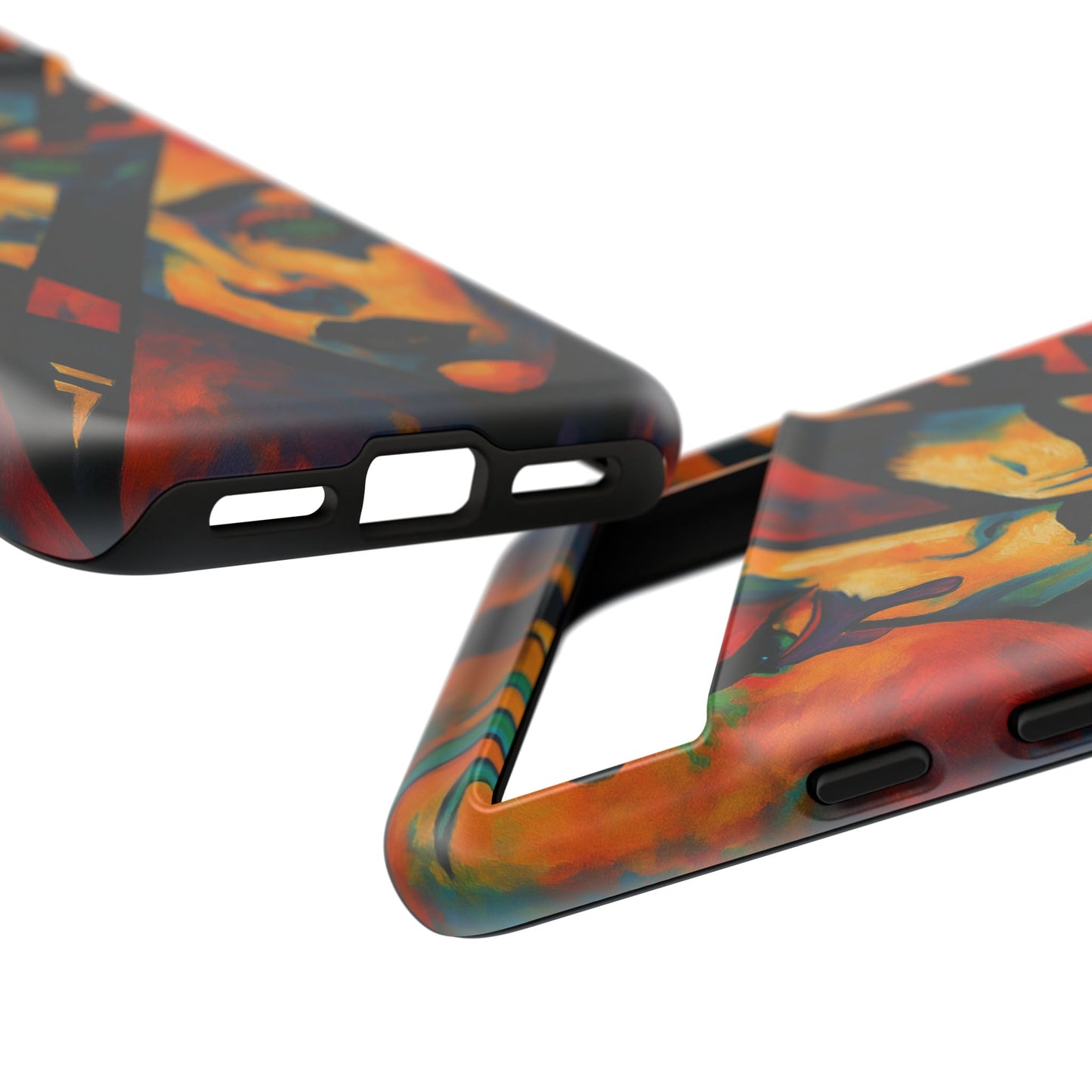 Vibrant Phone Case with Edgy Art, Tough Cases for Trendsetters, Unique Gift for Art Lovers, Colorful Phone Accessory, Protection and Style