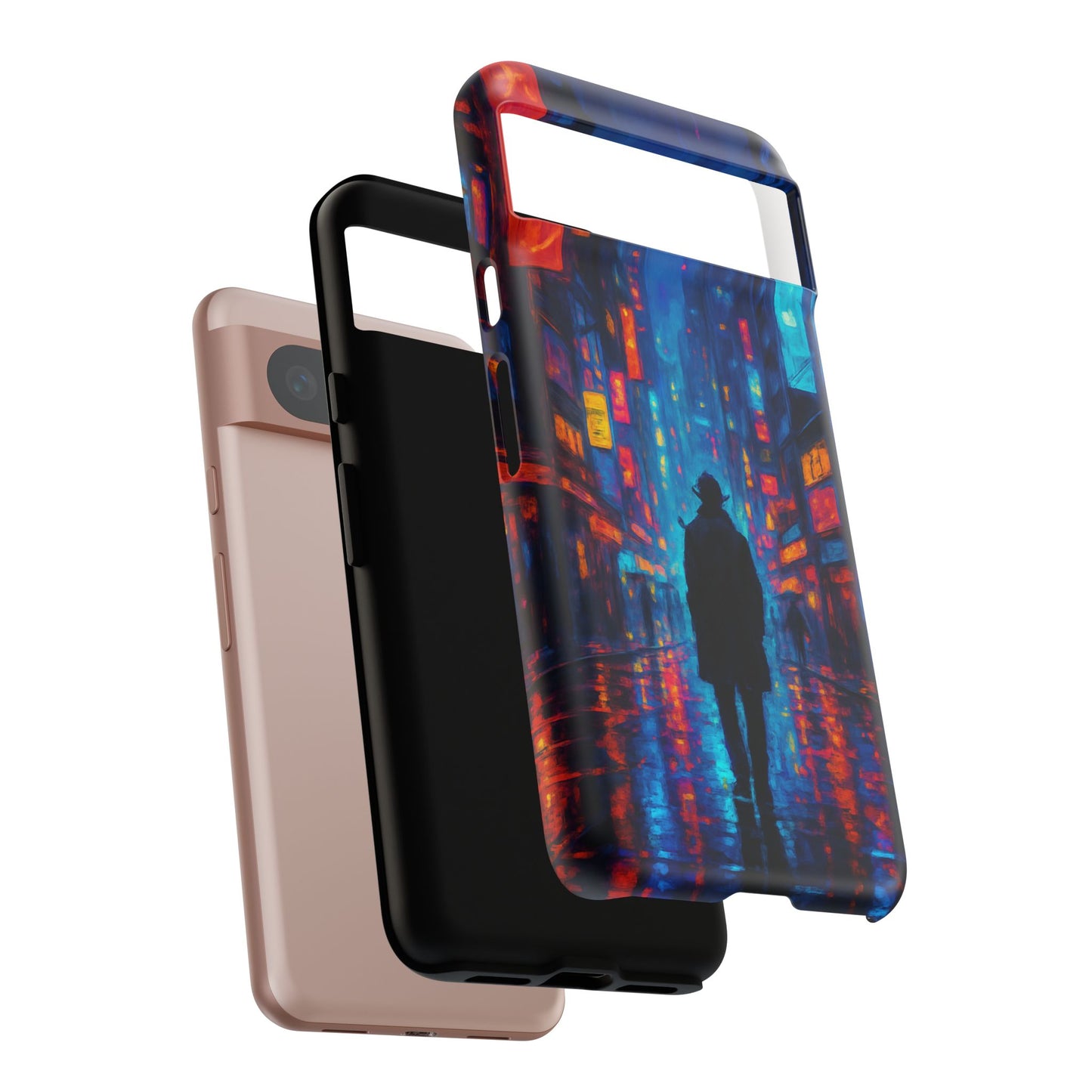 Neon City Nights – Urban Glow Phone Case