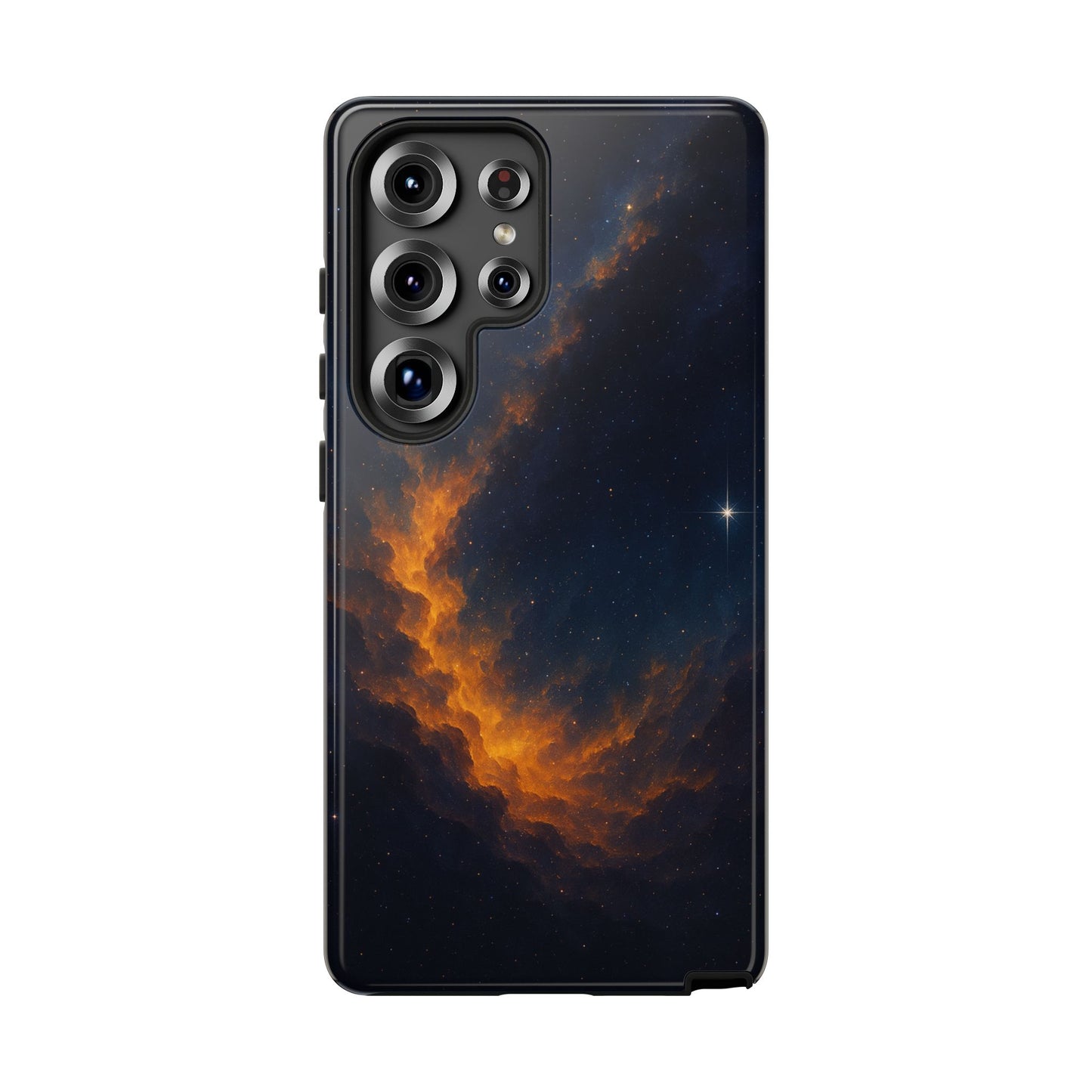 Stellar Flame – Cosmic Nebula Art Phone Case