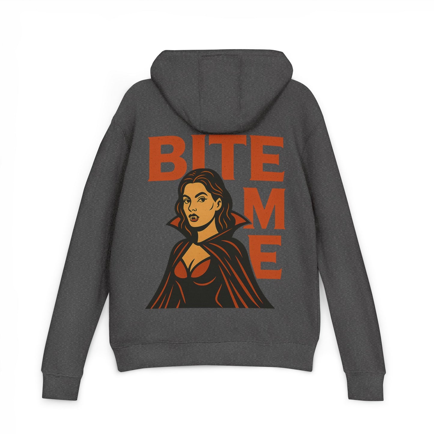 Vampire Bite Me Hoodie, Unisex Halloween Sweatshirt, Spooky Season Apparel, Gothic Fashion, Unique Gift for Vampires