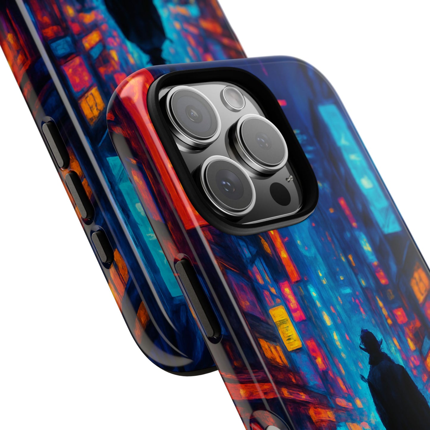 Neon City Nights – Urban Glow Phone Case