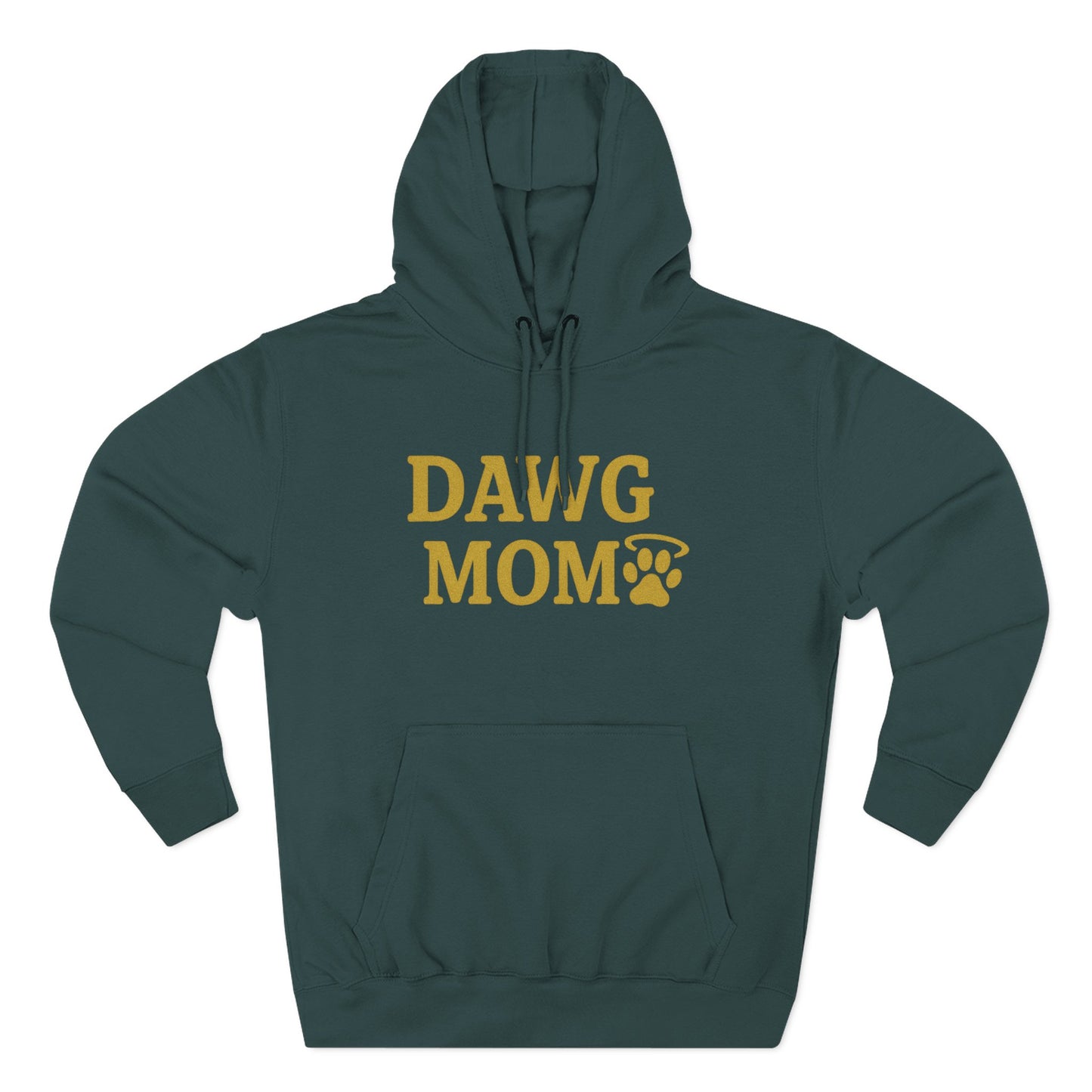 Dawg Mom Fleece Hoodie - Cozy Dog Lover Sweatshirt, Gift for Pet Moms, Animal Lover Apparel, Dog-Themed Clothing, Gifts for Dog Owners