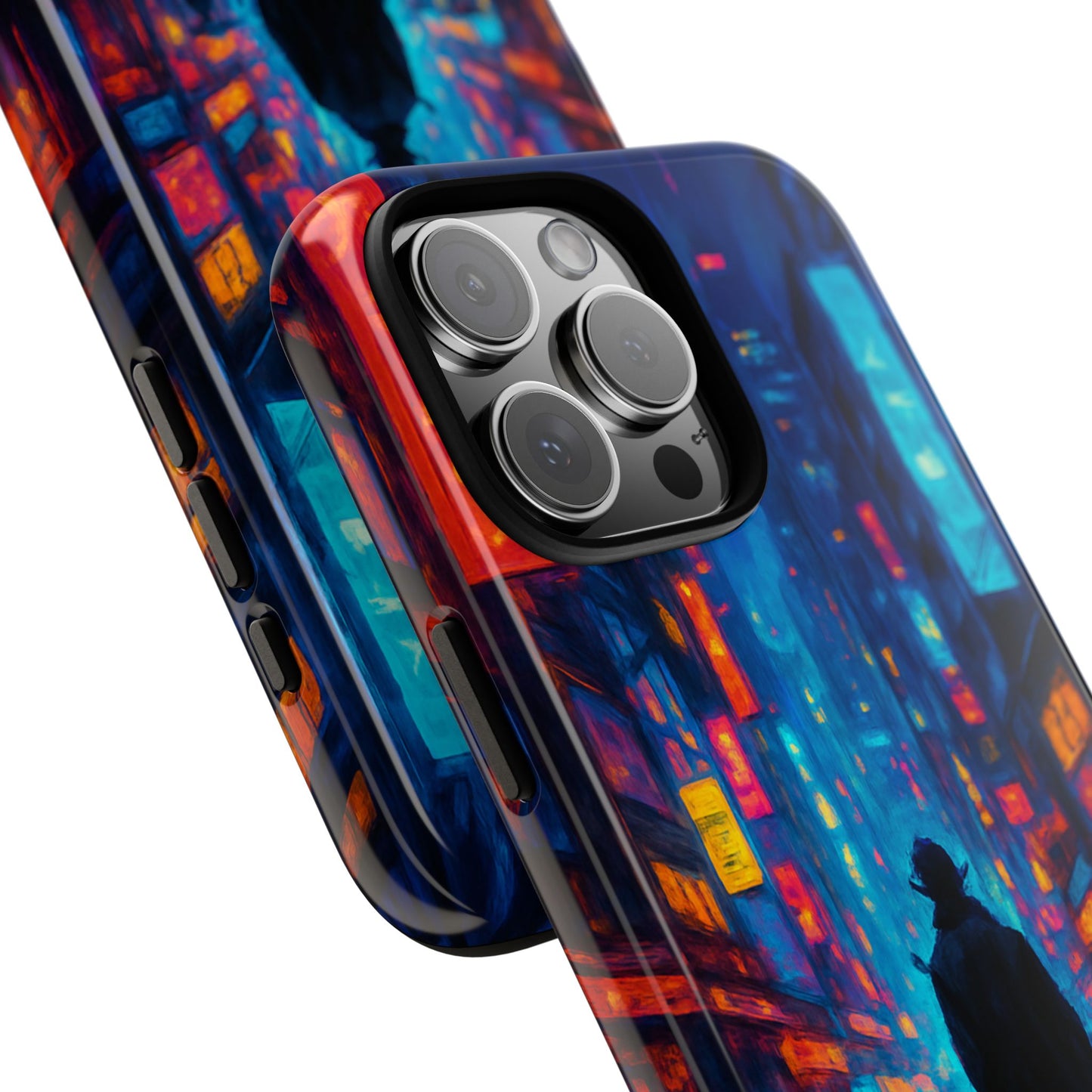 Neon City Nights – Urban Glow Phone Case