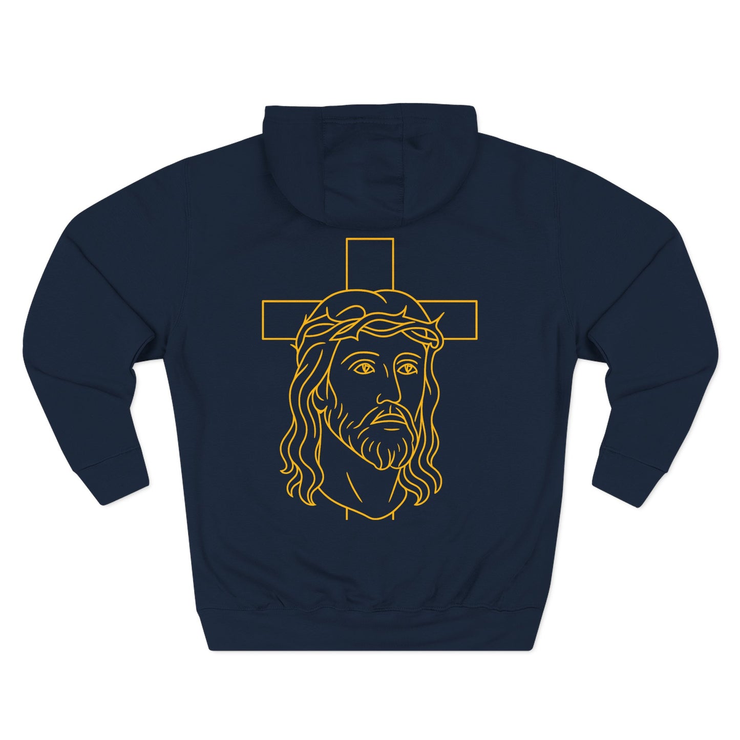 Stay Sober x Faith Hoodie – Gold & Black Christian Recovery Design