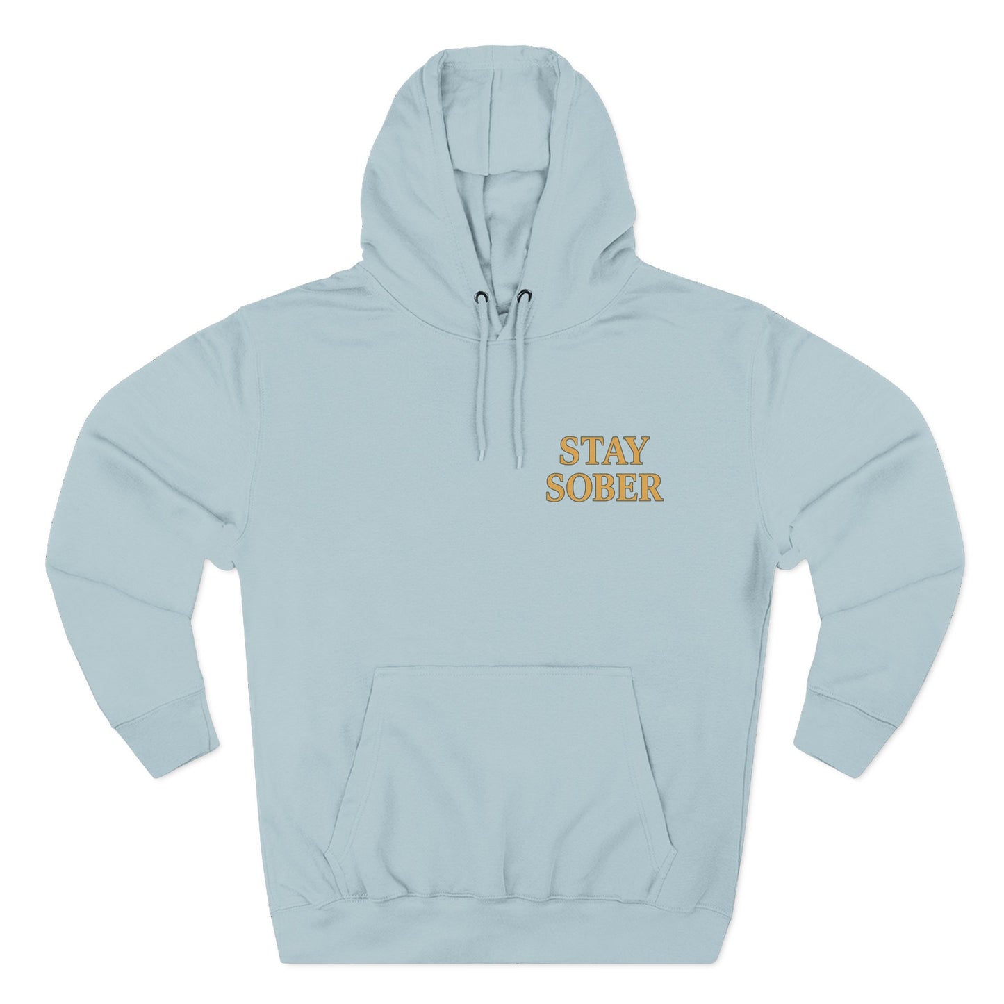 Samurai hoodie- Stay Sober, Defend Peace | Cozy Sweatshirt for Wellness, Gratitude Gifts, Motivation, Mindfulness