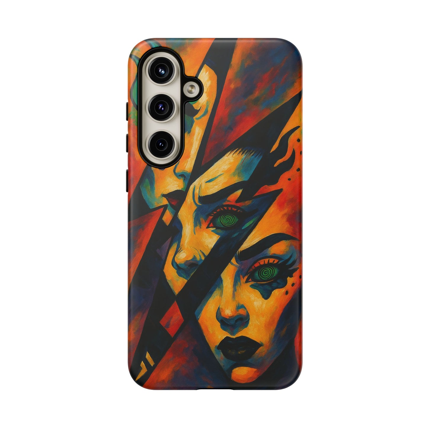 Vibrant Phone Case with Edgy Art, Tough Cases for Trendsetters, Unique Gift for Art Lovers, Colorful Phone Accessory, Protection and Style