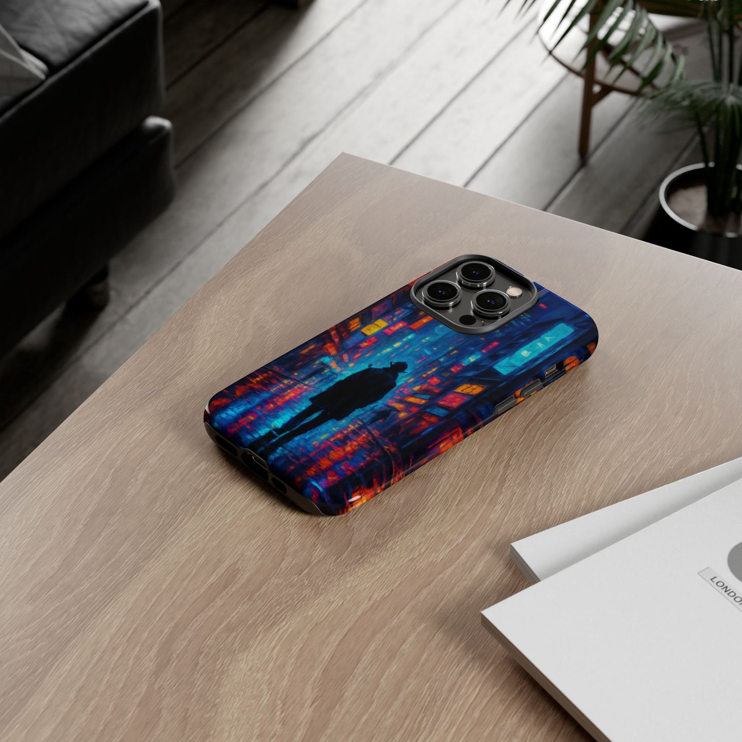 Neon City Nights – Urban Glow Phone Case