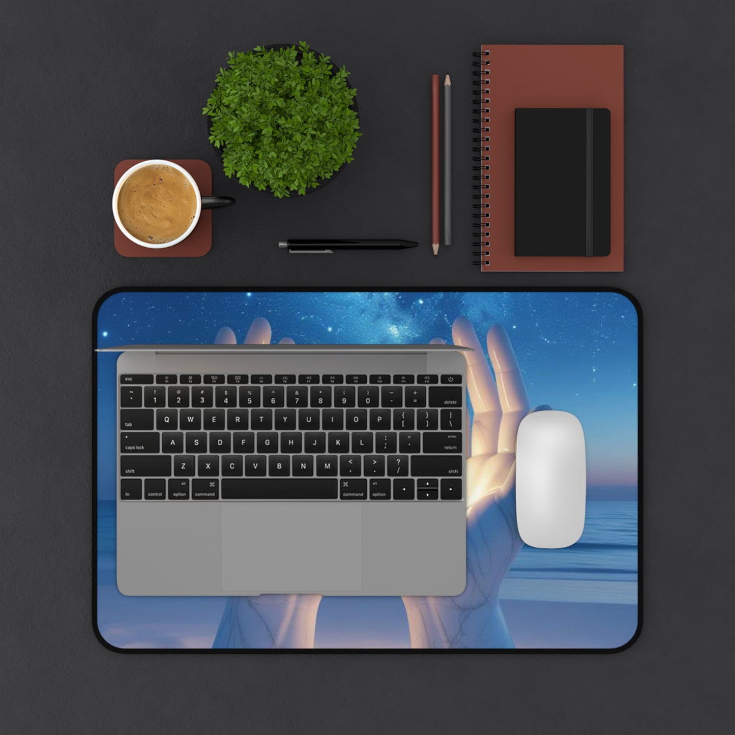 Hands of Light Desk Mat – Inspire Your Workspace