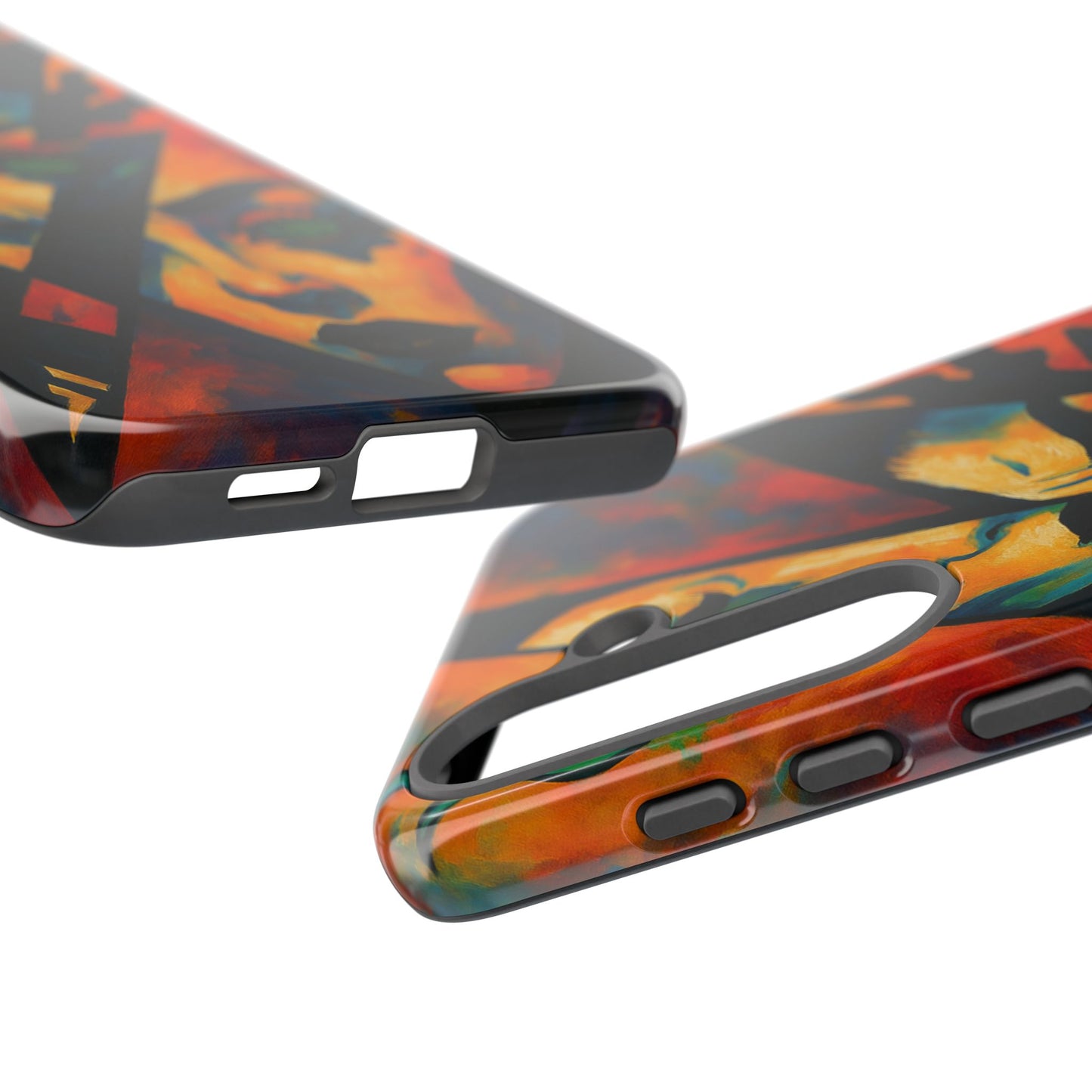 Vibrant Phone Case with Edgy Art, Tough Cases for Trendsetters, Unique Gift for Art Lovers, Colorful Phone Accessory, Protection and Style