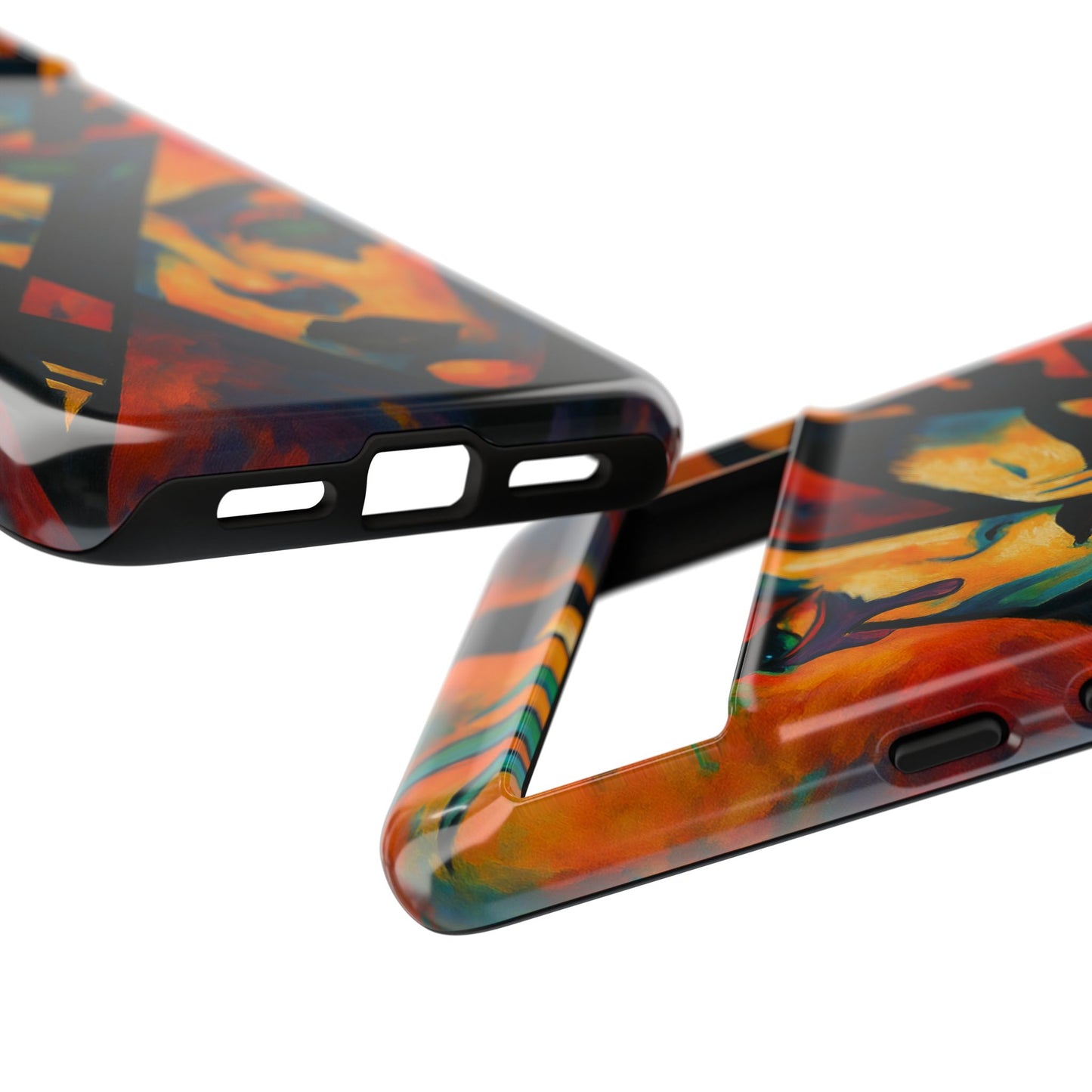 Vibrant Phone Case with Edgy Art, Tough Cases for Trendsetters, Unique Gift for Art Lovers, Colorful Phone Accessory, Protection and Style