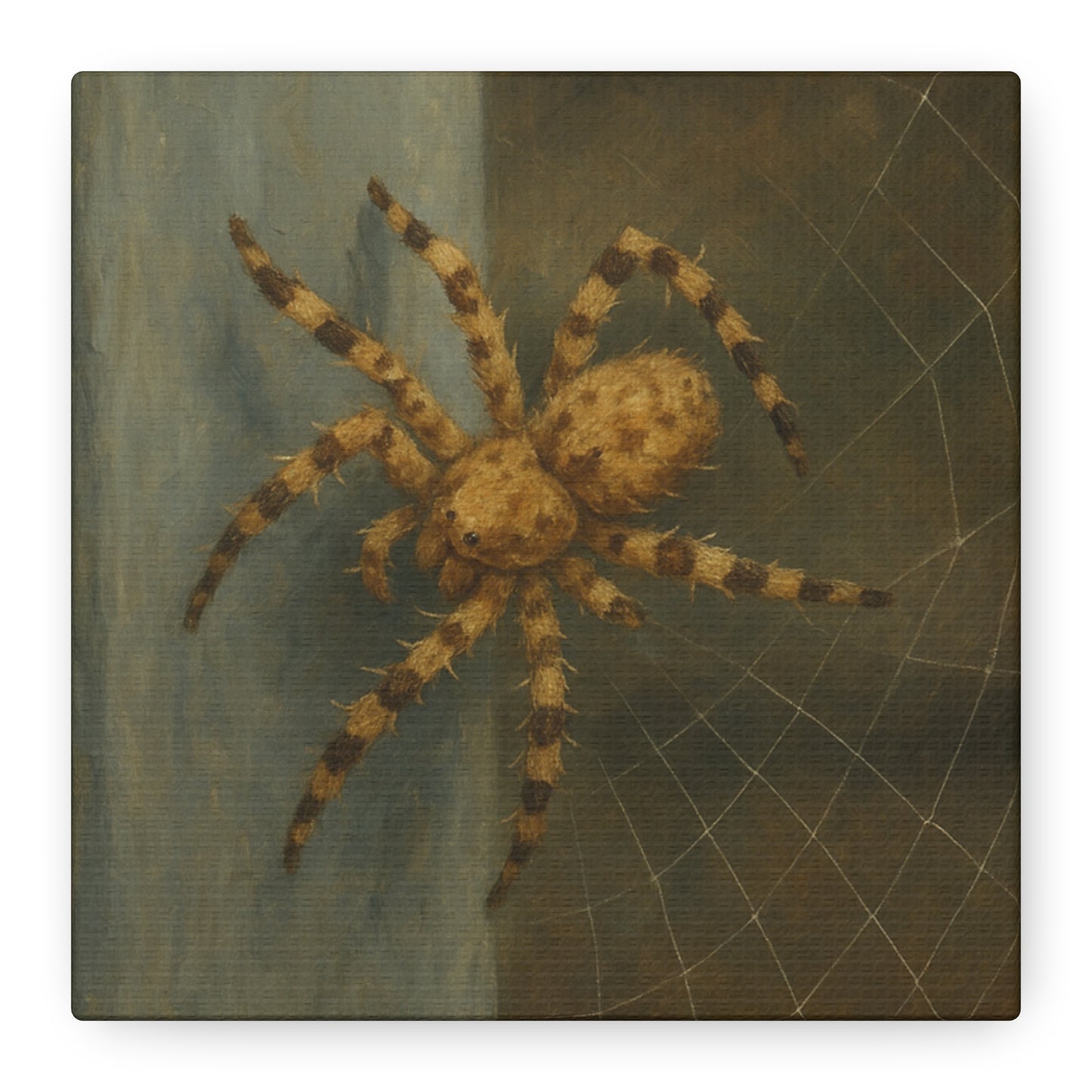 Spider Wall Art Print, Creepy Decor, Halloween Home Accent, Nature Lover Gift, Gothic Wall Hanging, Spooky Art