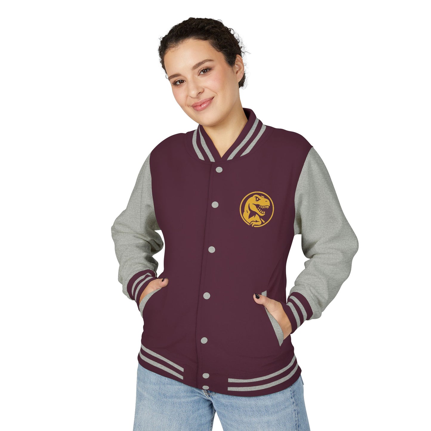 Unisex Heavyweight Letterman Jacket - Vintage Style, Perfect Gift for Recovery and Motivation, Casual Wear, Sports Jacket, College Style