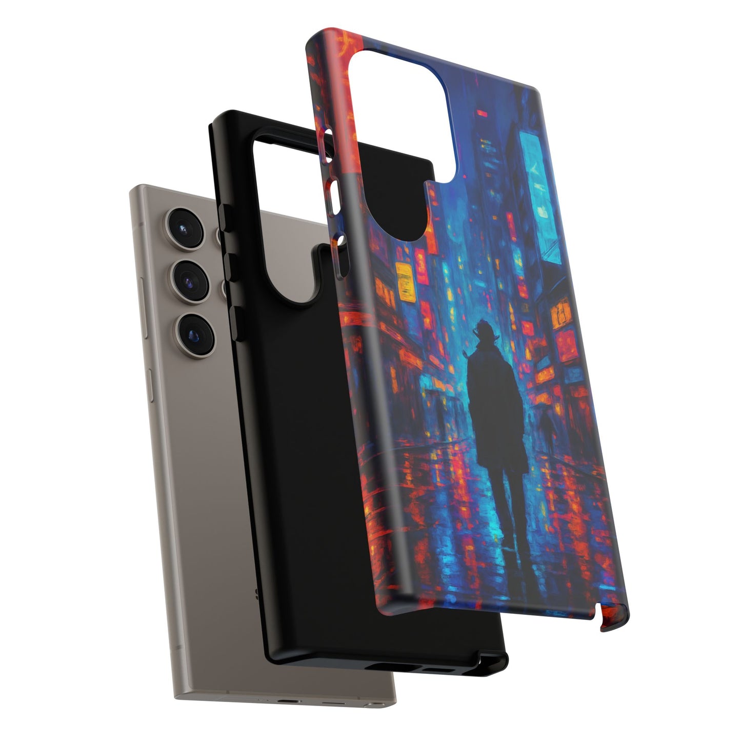 Neon City Nights – Urban Glow Phone Case