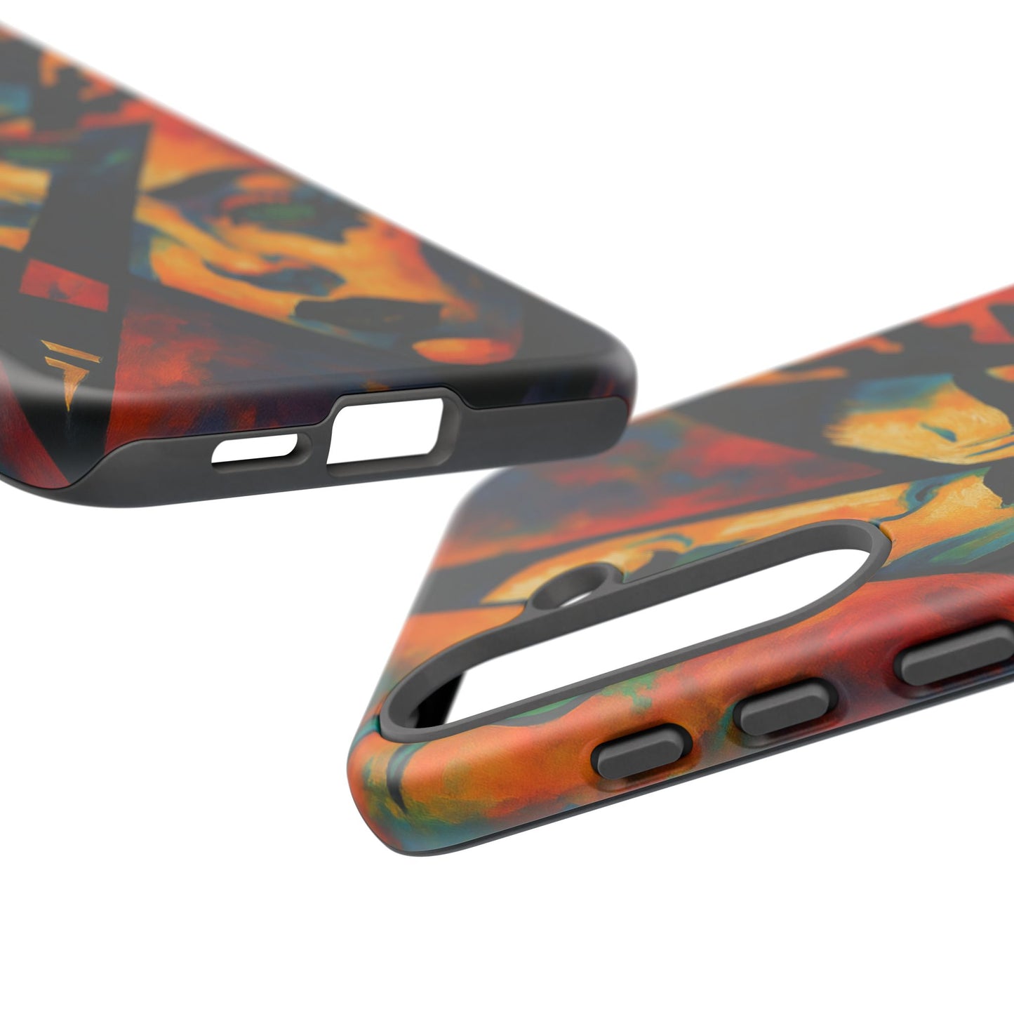 Vibrant Phone Case with Edgy Art, Tough Cases for Trendsetters, Unique Gift for Art Lovers, Colorful Phone Accessory, Protection and Style