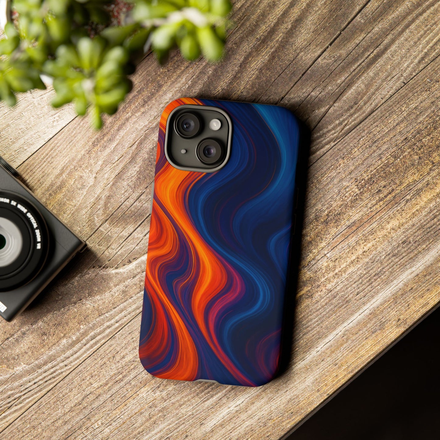 Stylish Phone Case, Protective Cover for iPhone, Unique Gift for Tech Lovers, Vibrant Design, Birthday, Holiday, Everyday Use