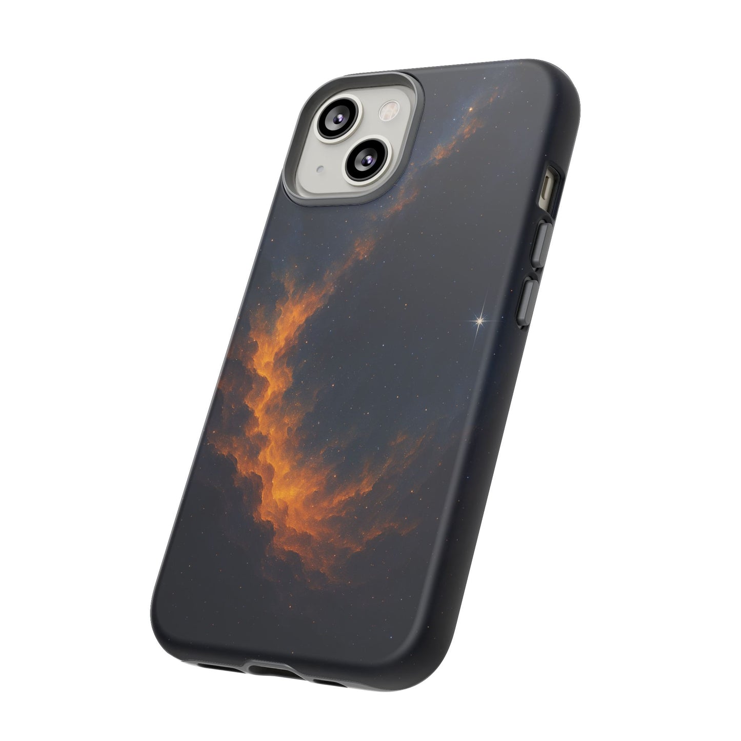 Stellar Flame – Cosmic Nebula Art Phone Case
